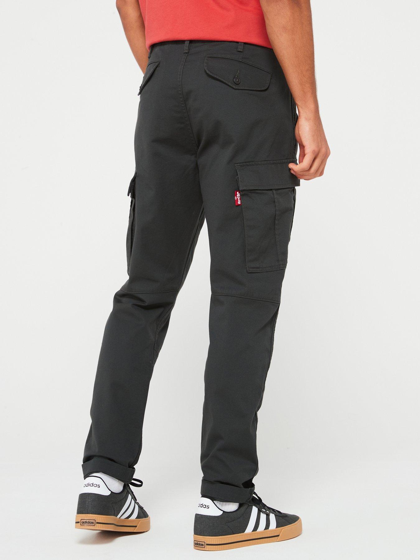 levis-levis-lo-ball-cargo-trousers-blackstillFront