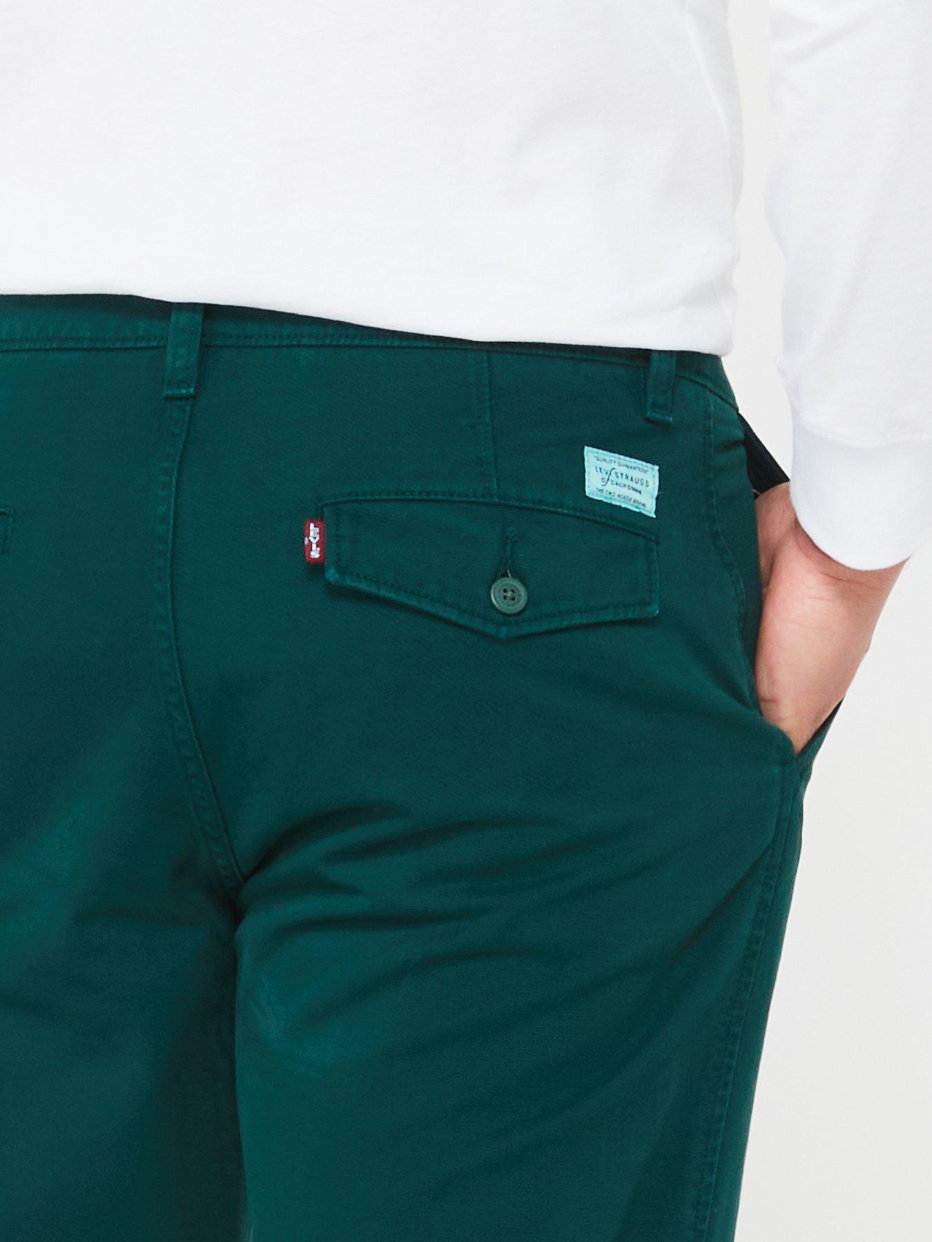 levis-levis-xx-authentic-straight-chino-trousers-dark-greenoutfit