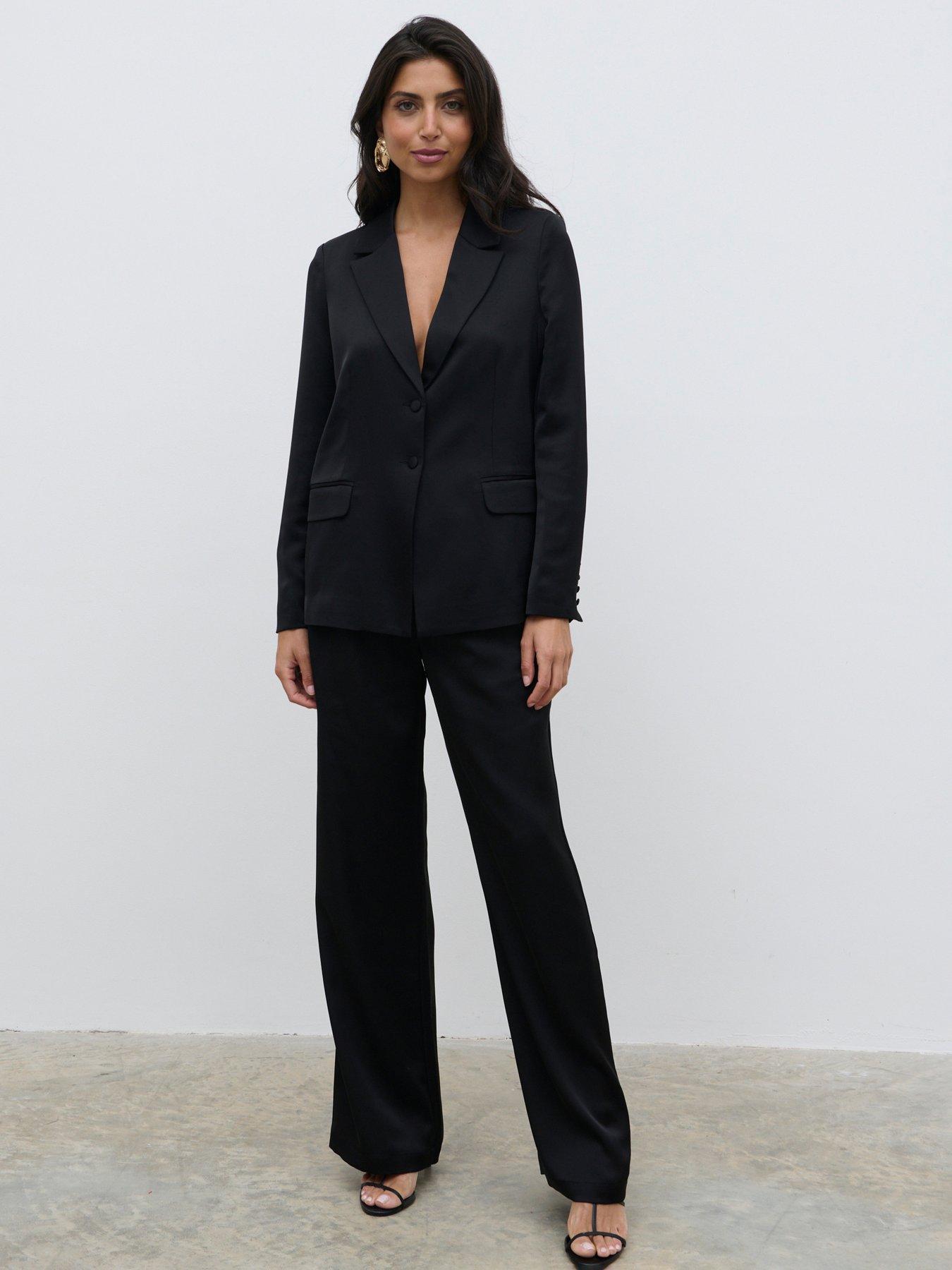 Image of Pretty Lavish Callie Suit Trouser - Black