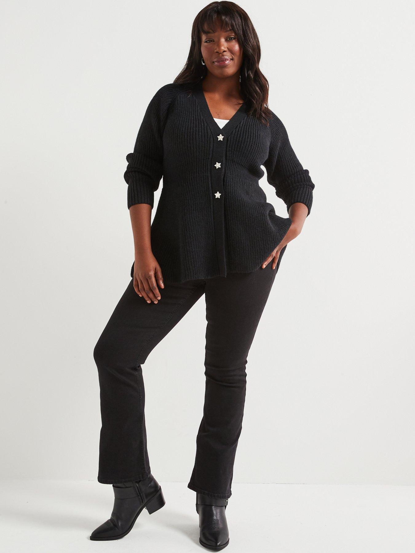 v-by-very-curve-star-button-peplum-cardigan-blackback