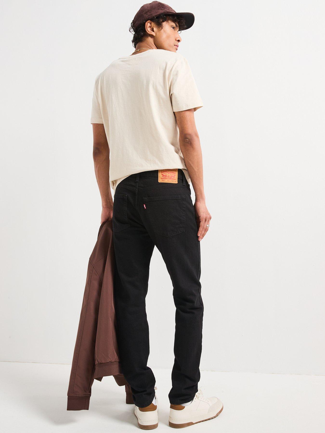 Image 2 of 6 of Levi's Levi's 515 Slim Taper Fit Jeans - Minute Men Rinse - Black