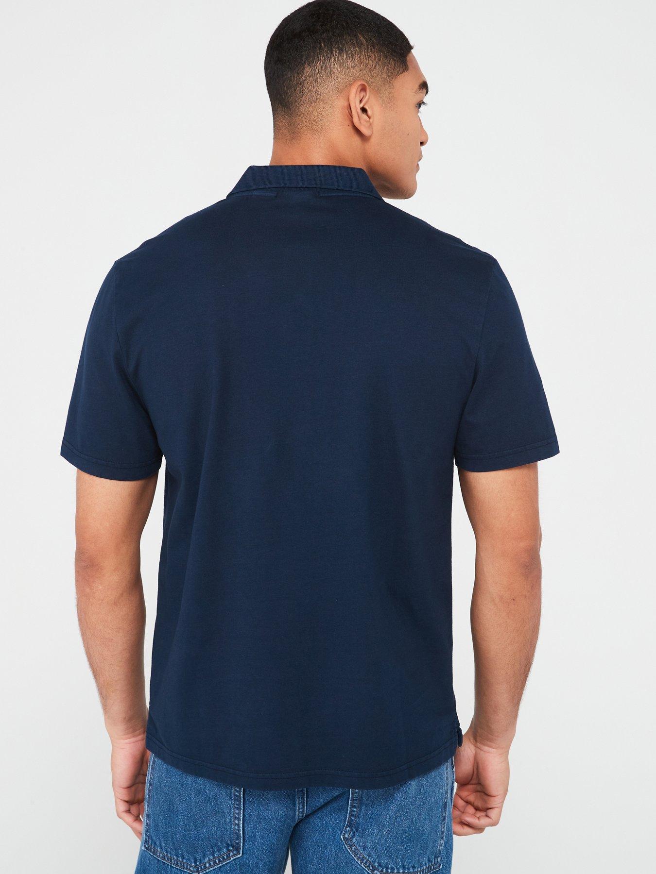 Image 2 of 5 of Levi's Authentic Relaxed Fit Polo Shirt - Navy