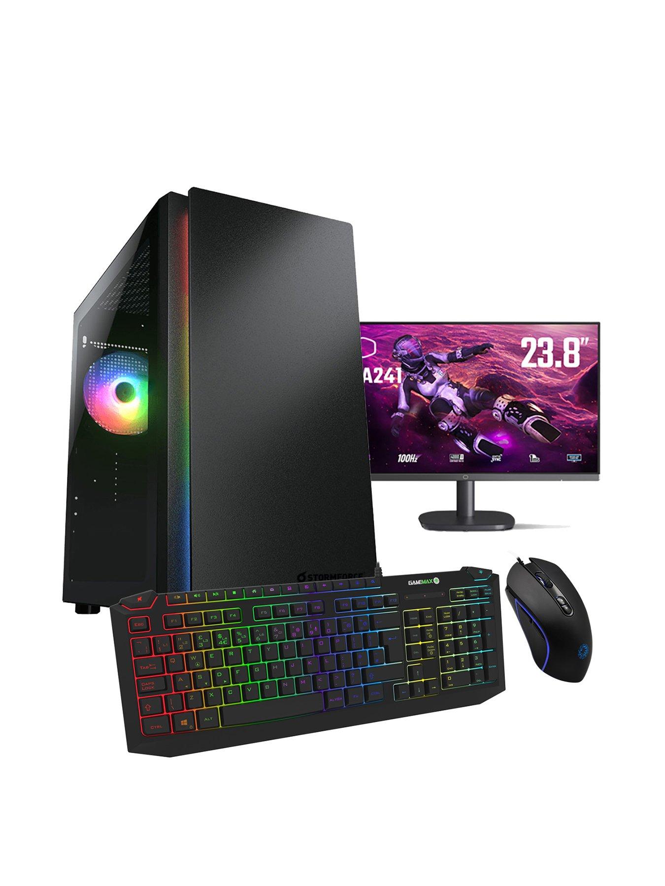 stormforce-stormforce-onyx-ryzen-8700g-16gb-ram-1tb-storage-gaming-desktop-with-monitor-keyboard-amp-mousefront