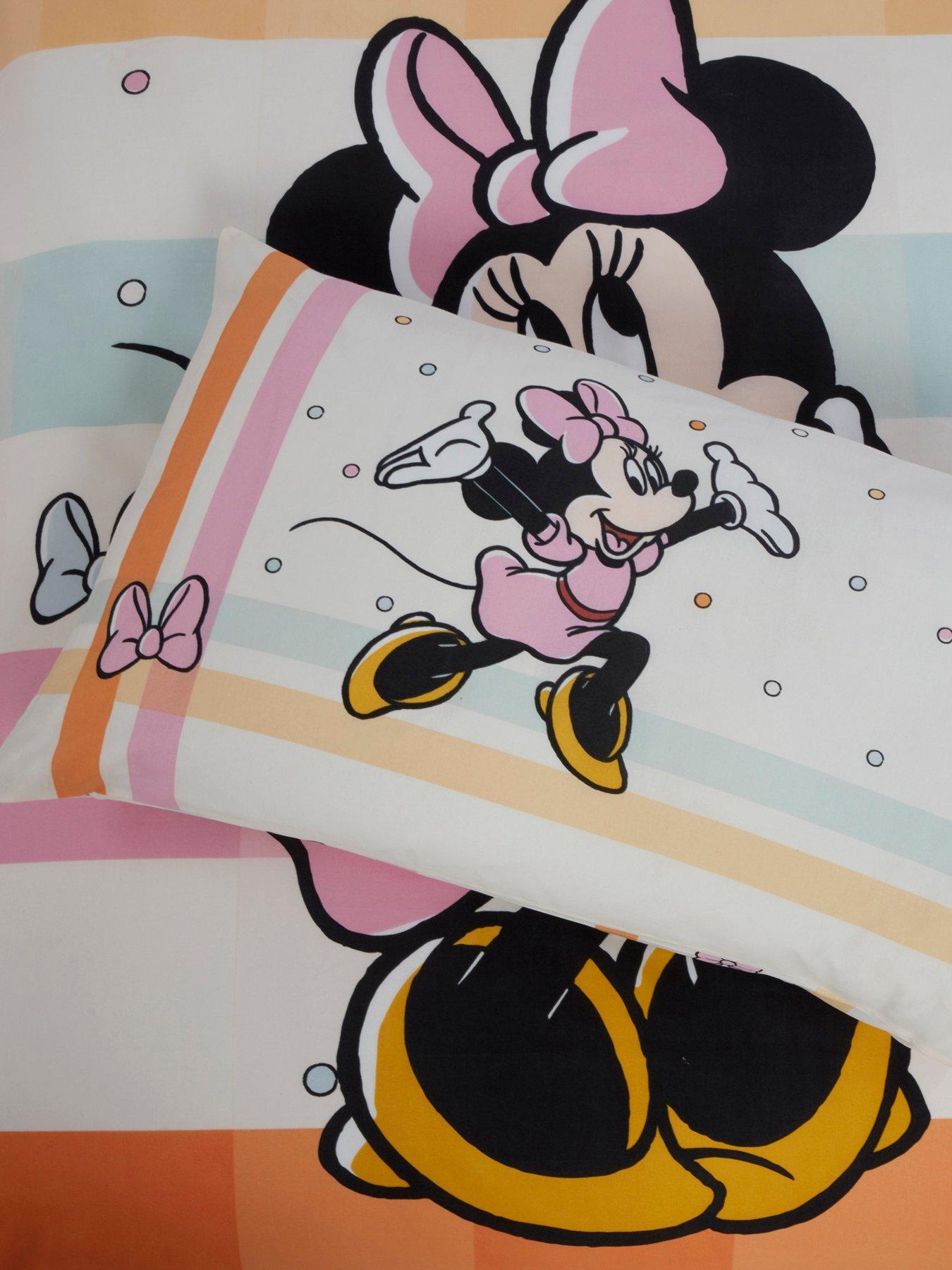 Image 5 of 7 of undefined Minnie Mouse Pastel Bow Single Duvet Cover Set - Multi