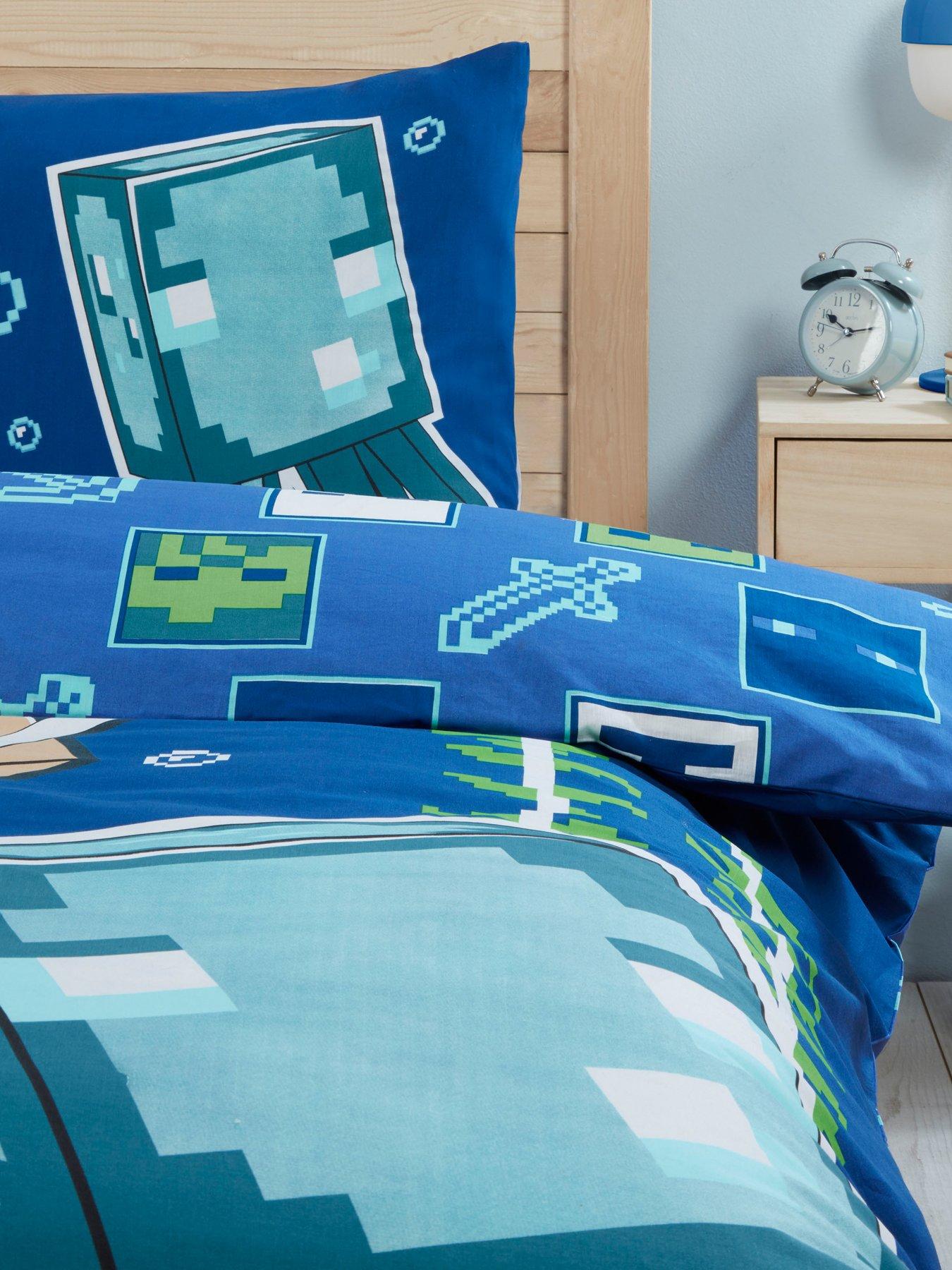 minecraft-beware-of-the-dark-glow-in-the-dark-single-duvet-cover-setdetail