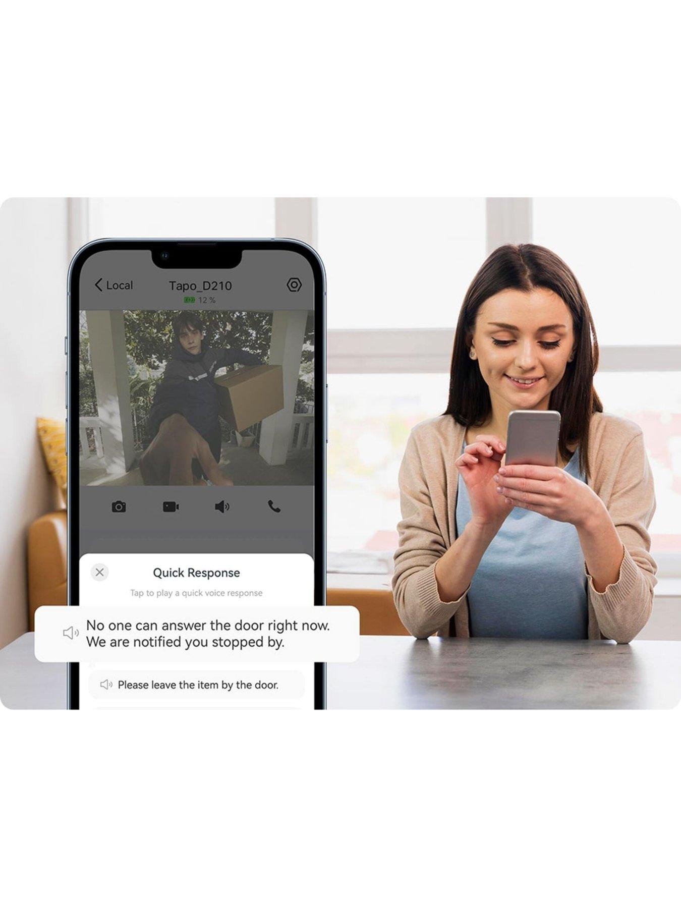 Image 7 of 7 of TP Link TP-Link Tapo D210 Video Doorbell With 2K Resolution &amp; Chime