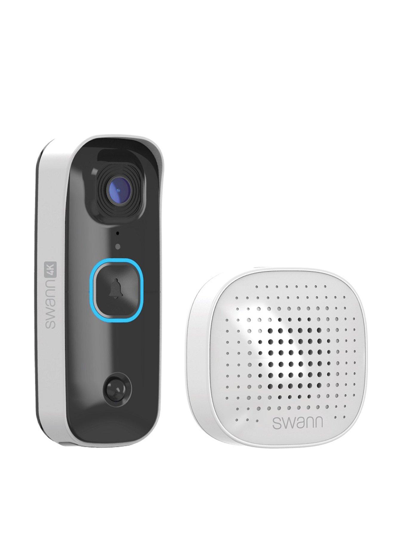 Image of Swann 4K Wireless Video Doorbell  &  Chime Speaker Unit