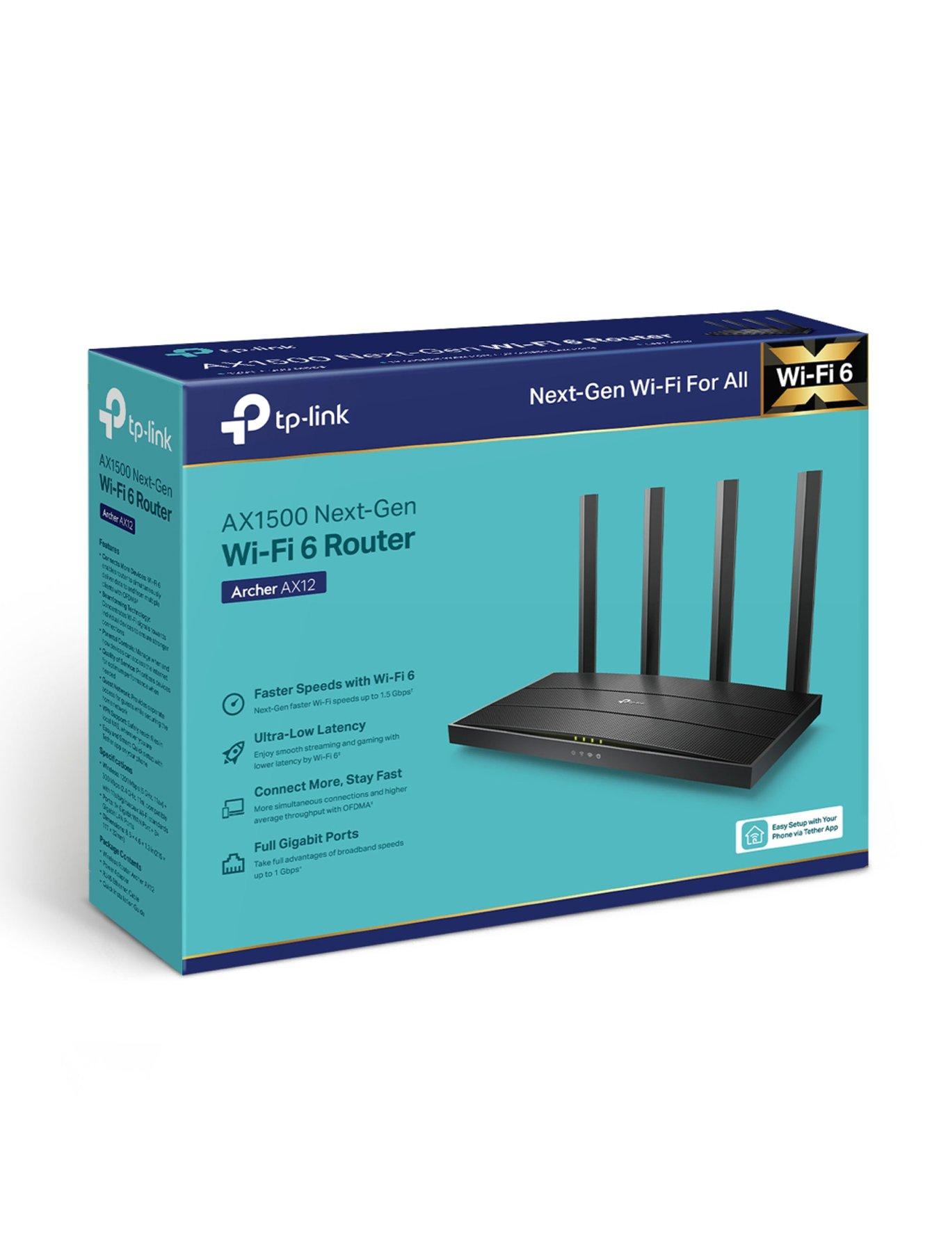 Image 4 of 6 of TP Link Archer AX12 Wi-Fi 6 Dual Band Gigabit Router