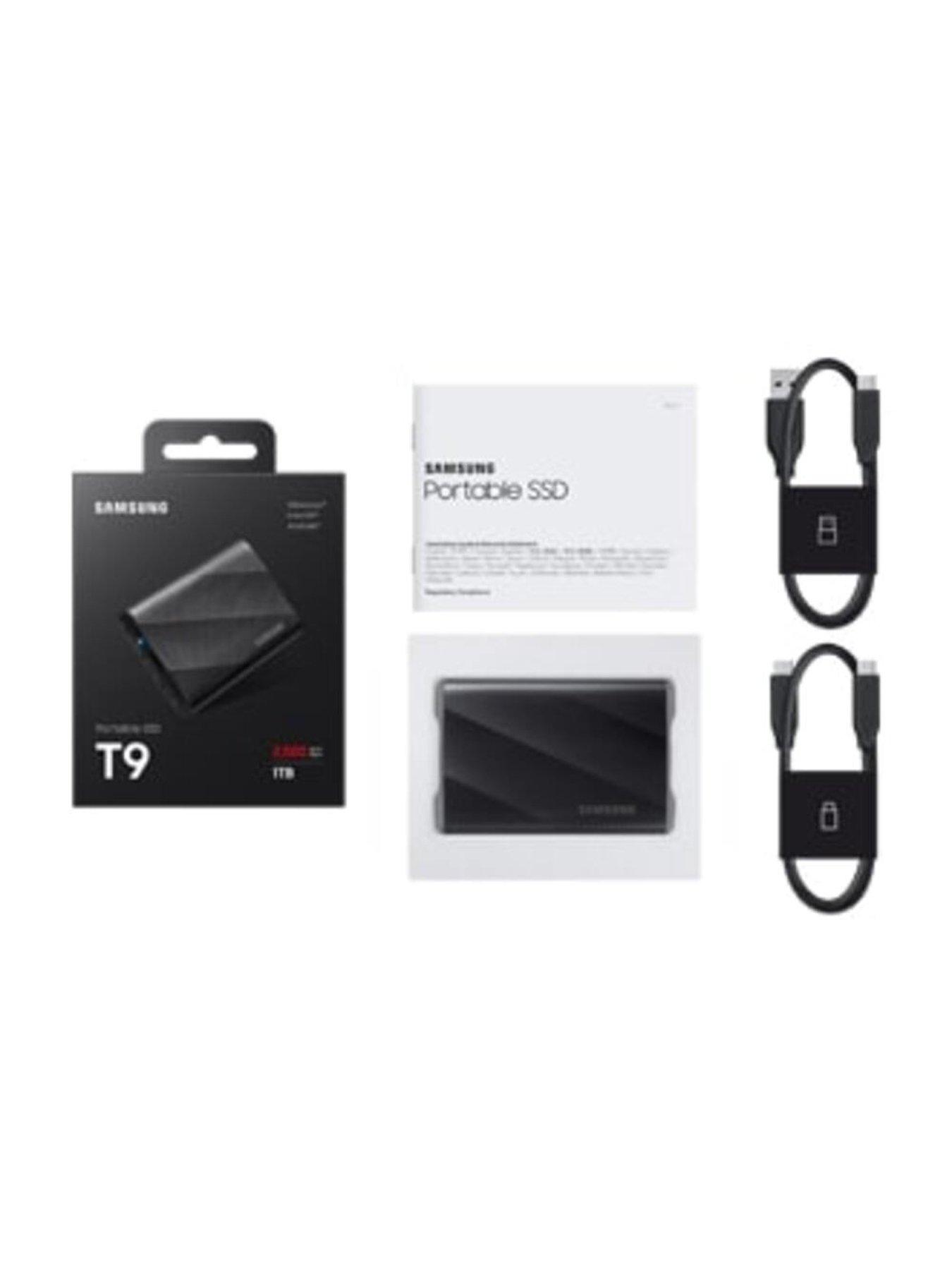 Samsung T9 1TB Portable SSD USB 3.2 Black | Very Ireland
