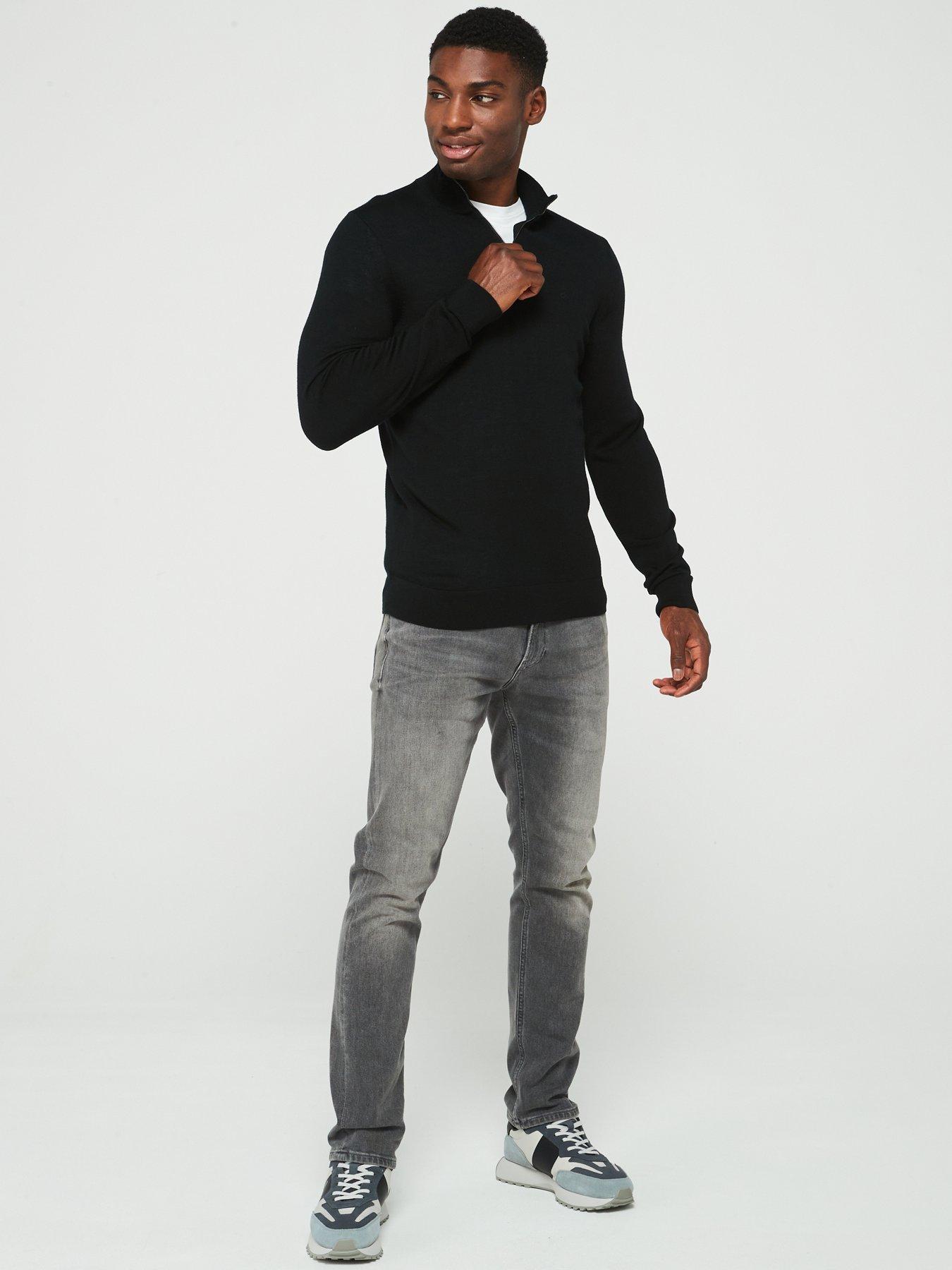 calvin-klein-calvin-klein-merino-quarter-zip-knitted-polo-shirt-blackback