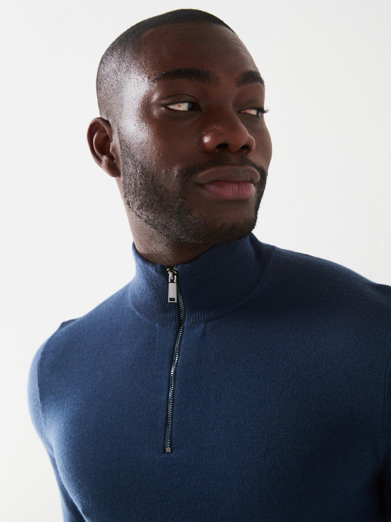 calvin-klein-calvin-klein-merino-quarter-zip-knitted-polo-shirt-dark-blueoutfit