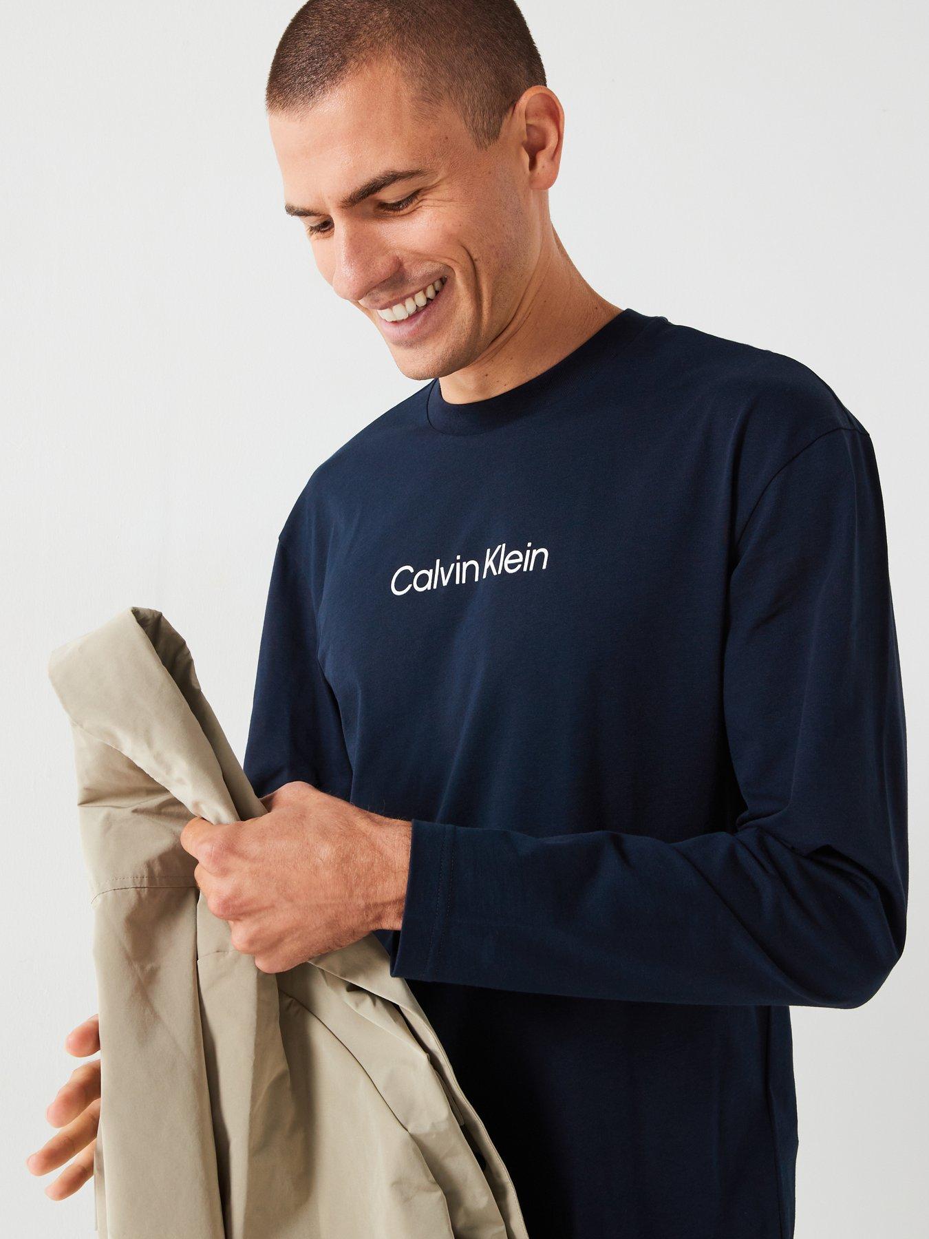 calvin-klein-calvin-klein-hero-logo-long-sleeve-t-shirt-navydetail