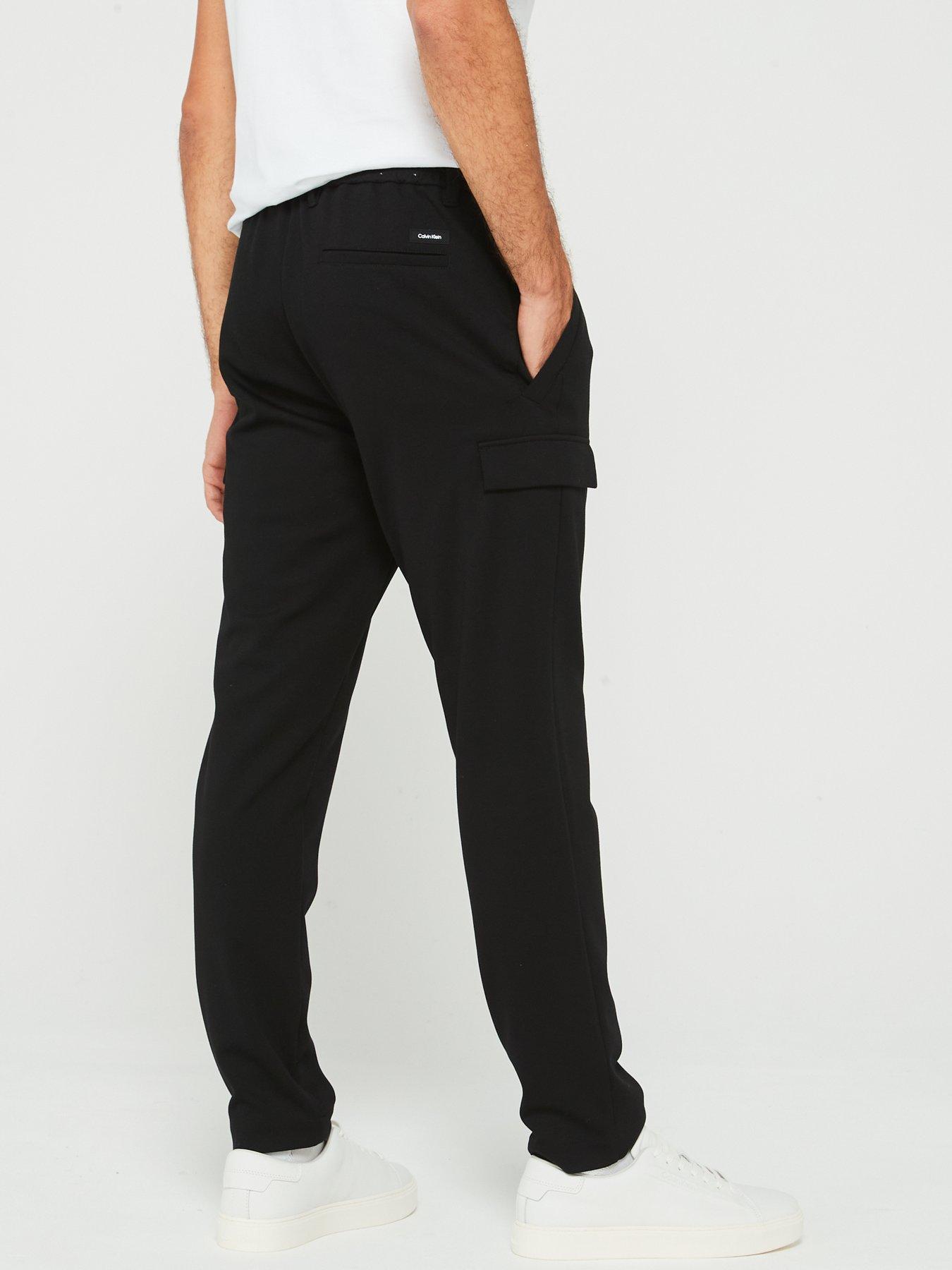 calvin-klein-calvin-klein-comfort-tapered-cargo-pants-blackstillFront