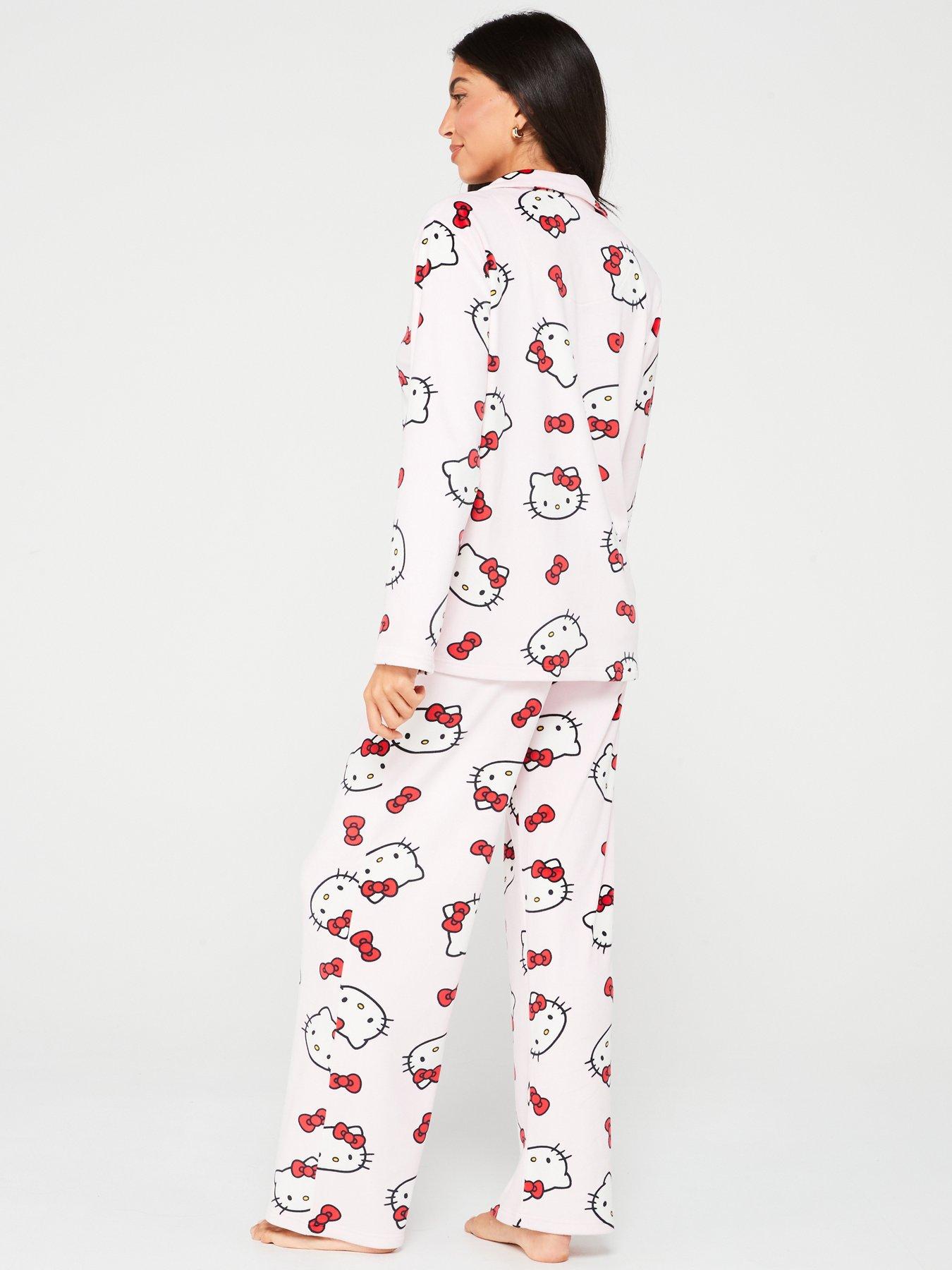 hello-kitty-ladies-hello-kitty-velour-pyjama-setstillFront