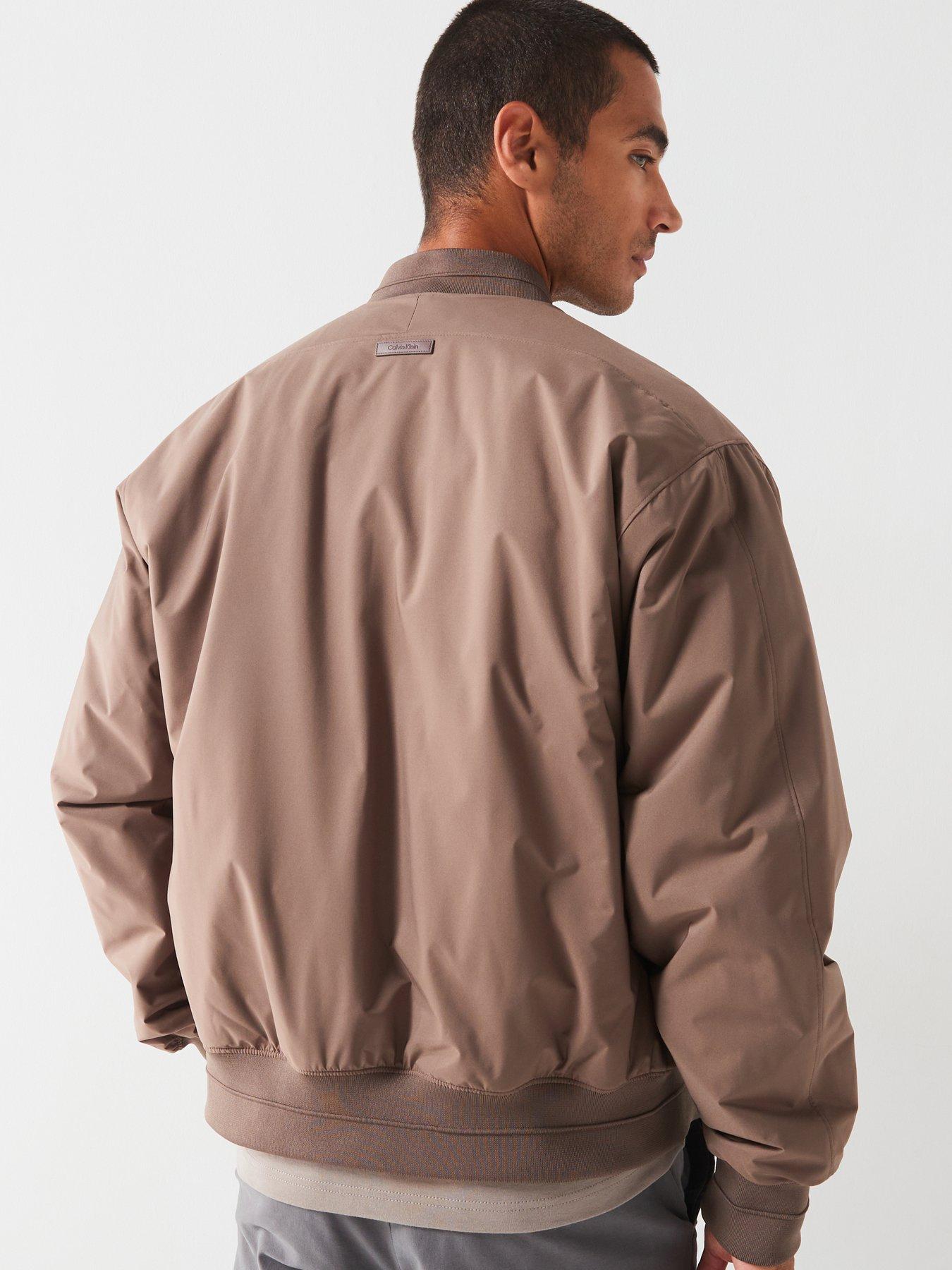 calvin-klein-calvin-klein-cotton-bomber-jacket-brownstillFront