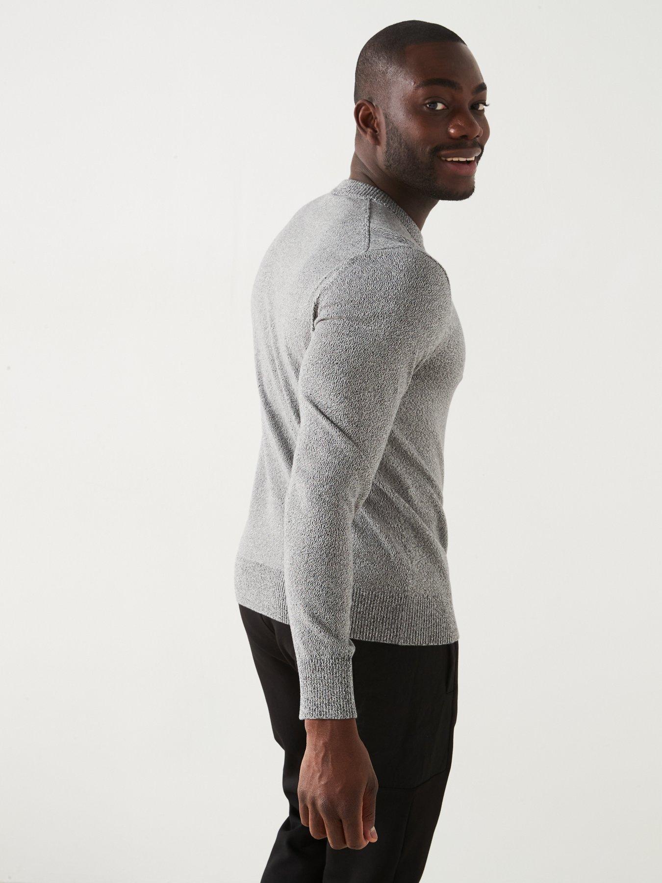 calvin-klein-knittednbspmouline-textured-logonbspjumper-greyblackdetail