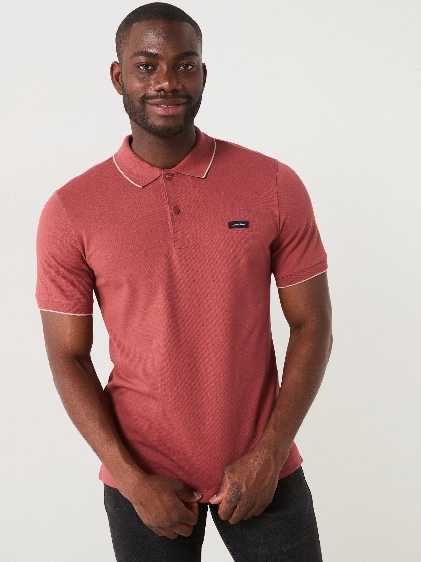 calvin-klein-stretch-pique-tipping-polo-shirt-dark-orangefront