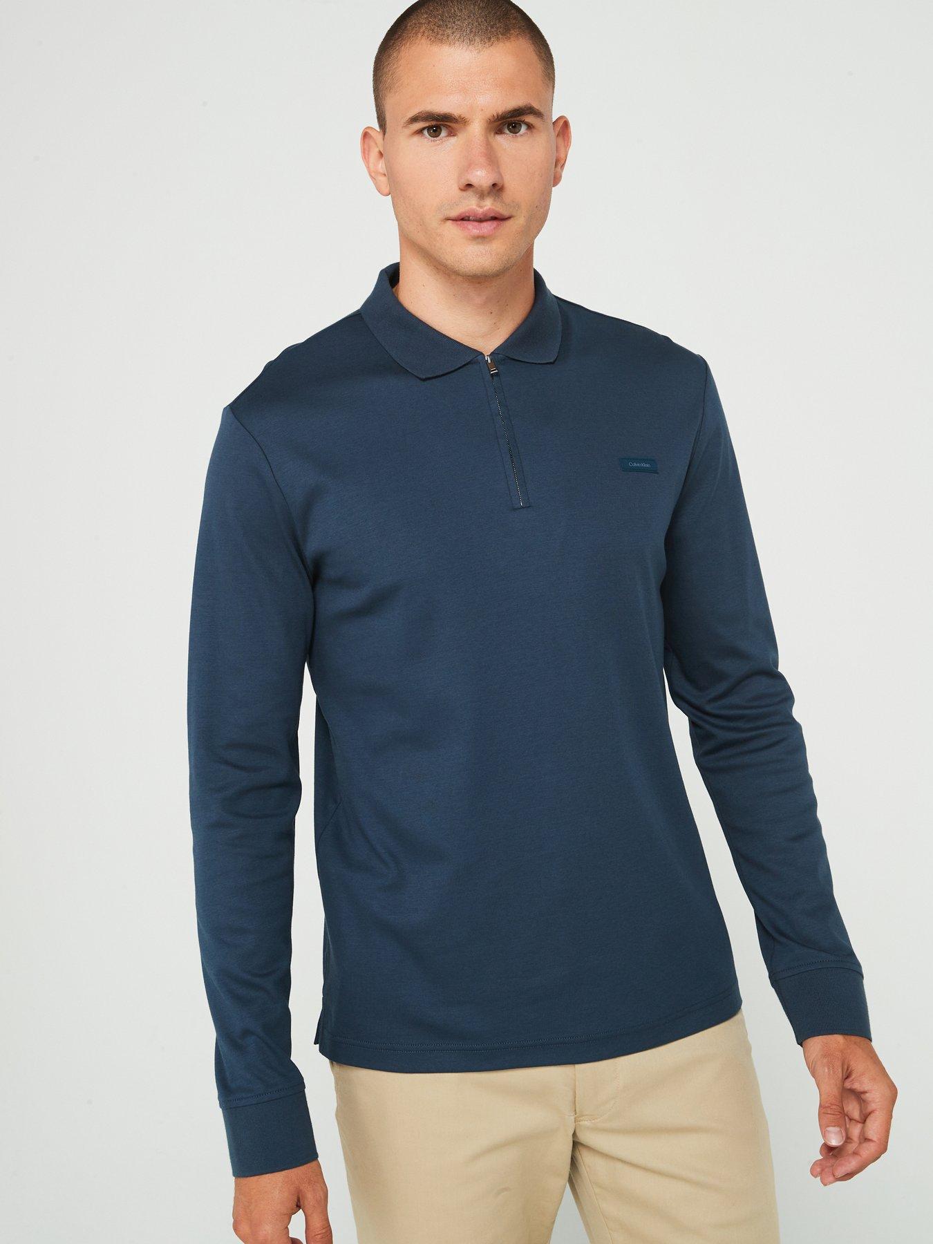 calvin-klein-calvin-klein-liquid-touch-14-zip-long-sleeve-polo-shirt-dark-blue