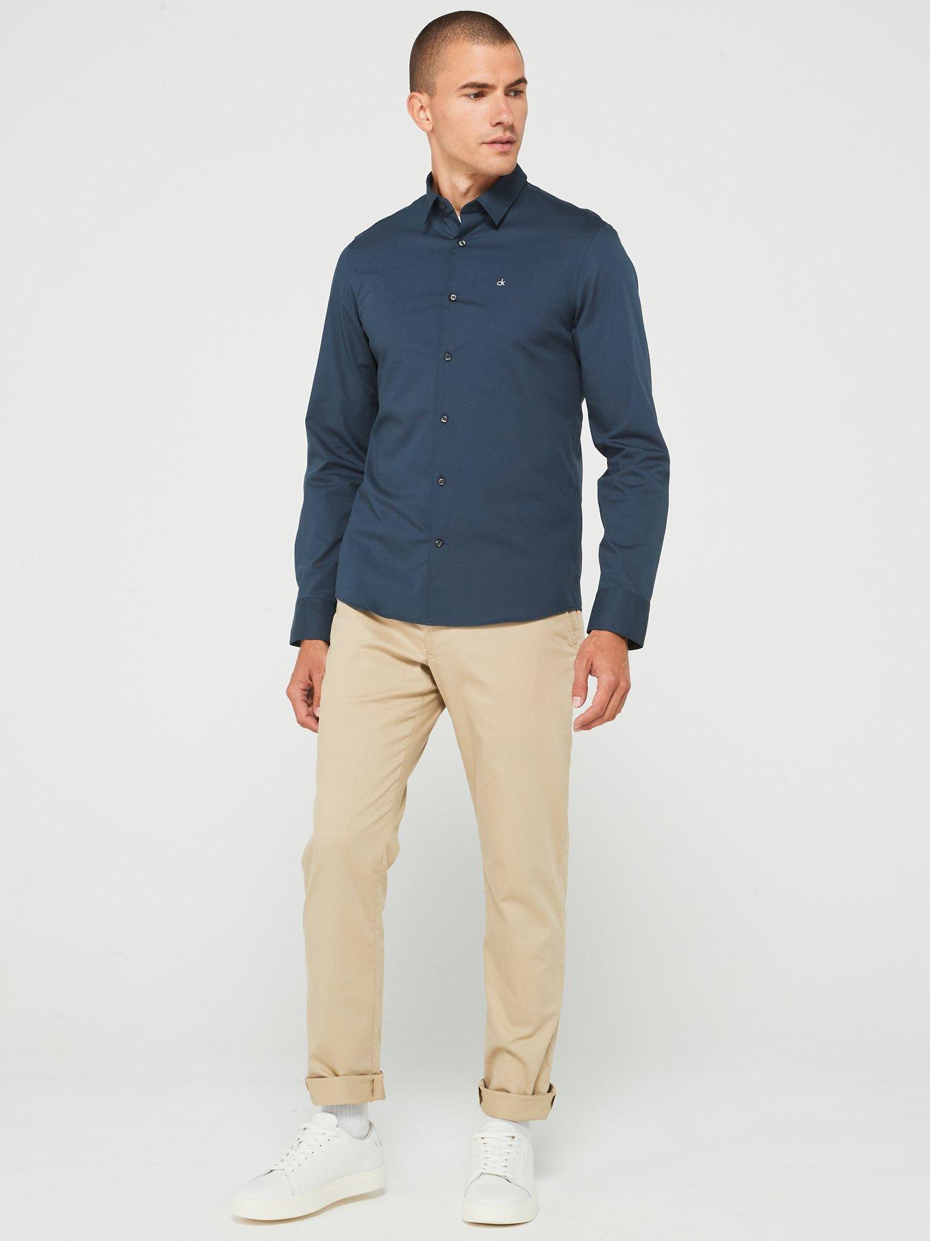 calvin-klein-calvin-klein-poplin-stretch-slim-fit-shirt-dark-blueback