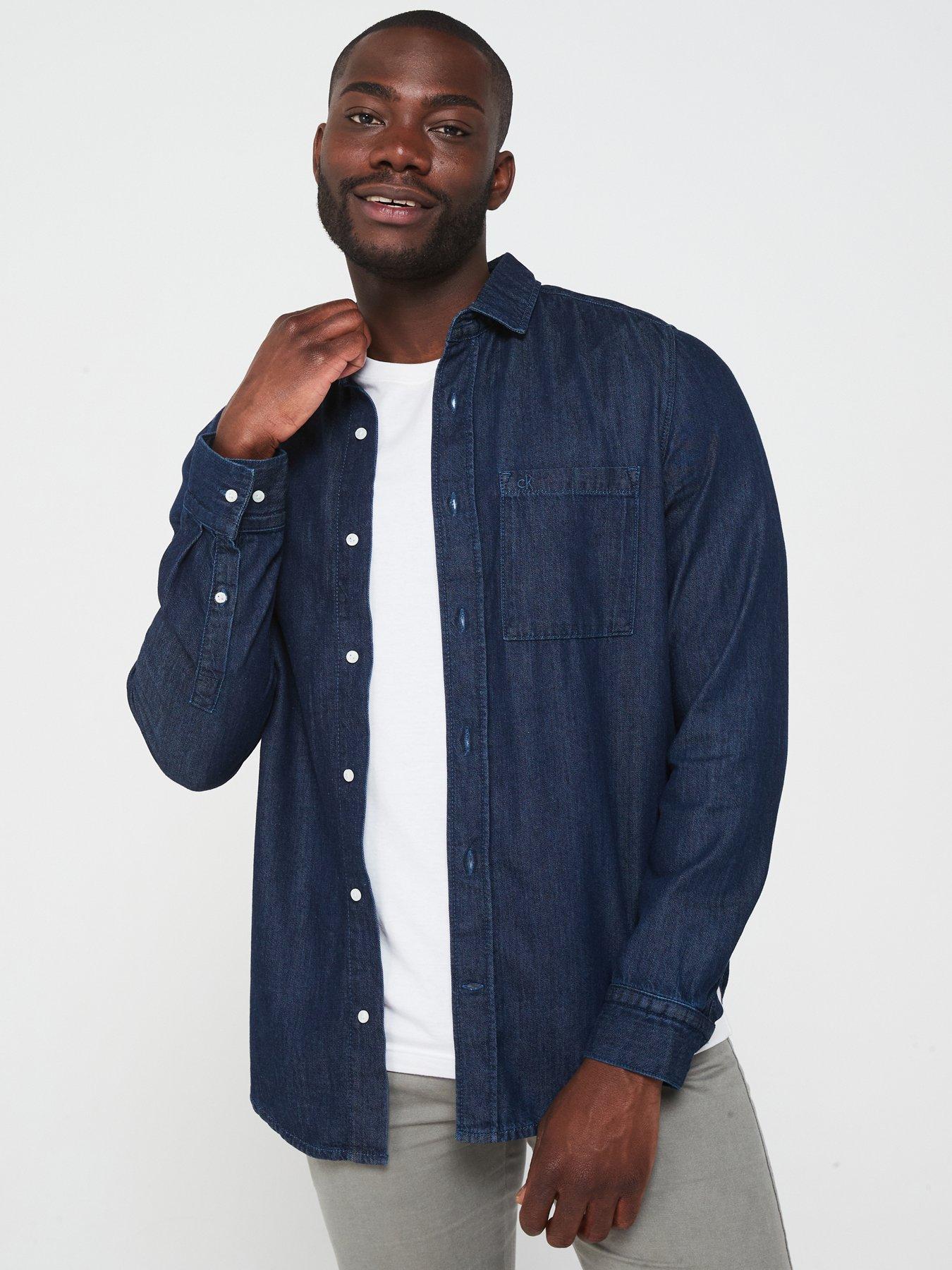 calvin-klein-calvin-klein-chambray-lightweight-denim-shirt-dark-wash