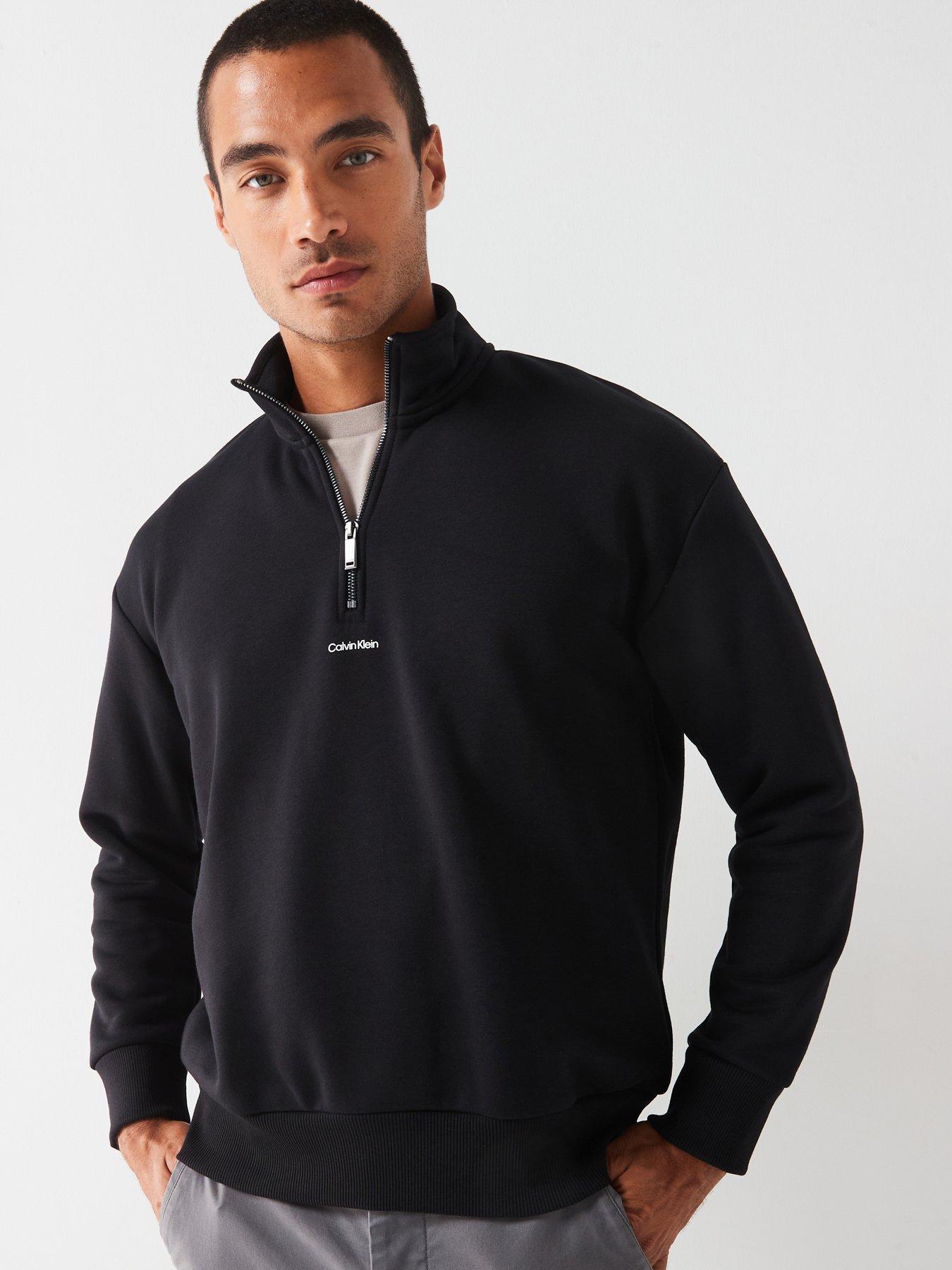 calvin-klein-calvin-klein-nano-logo-14-zip-sweat-black