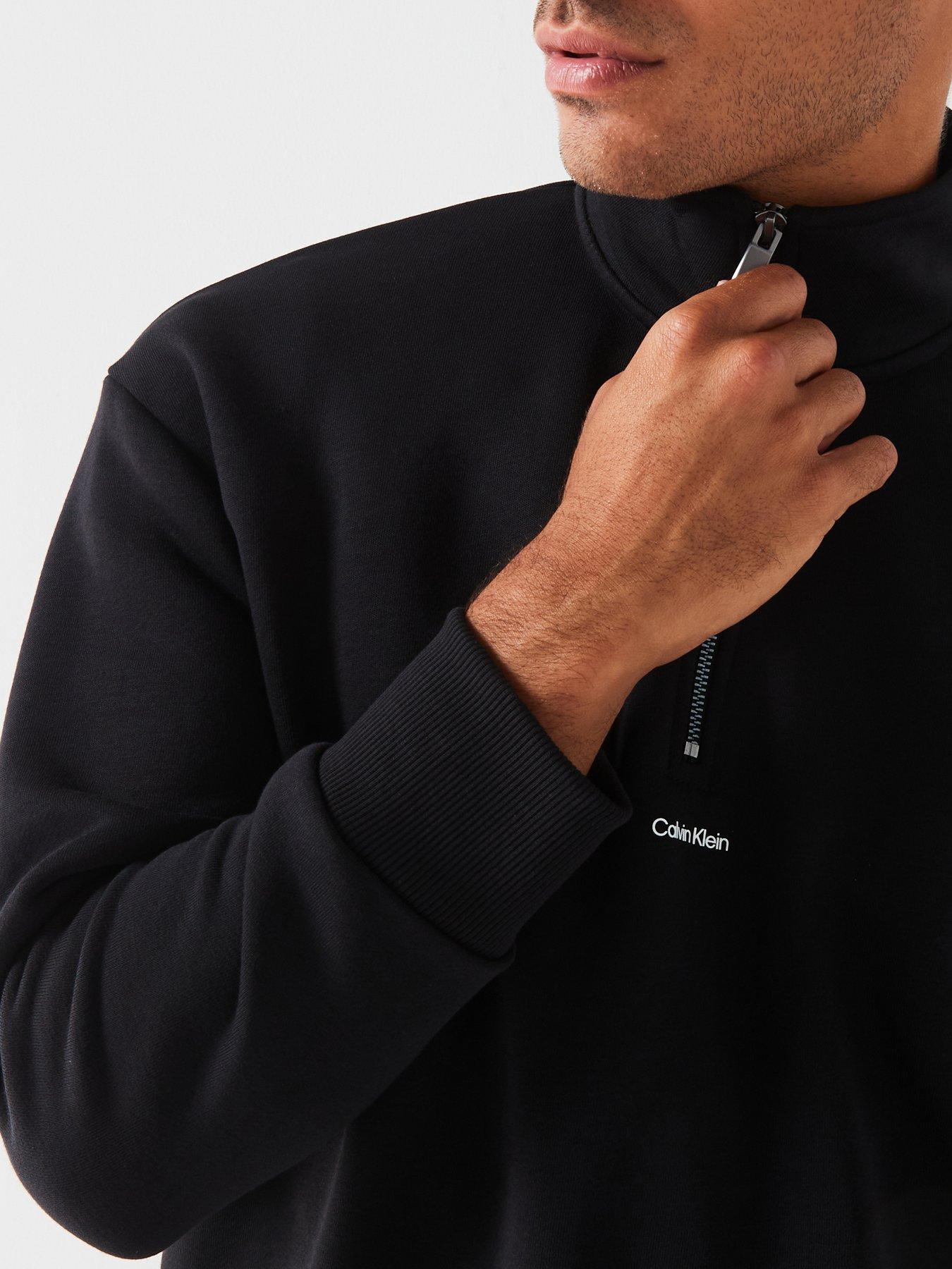 calvin-klein-calvin-klein-nano-logo-14-zip-sweat-blackoutfit