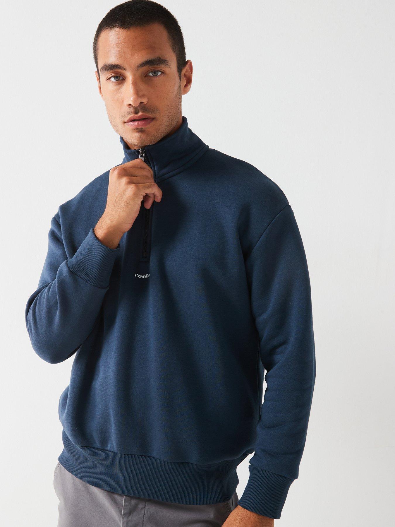 calvin-klein-calvin-klein-nano-logo-14-zip-sweat-dark-blue