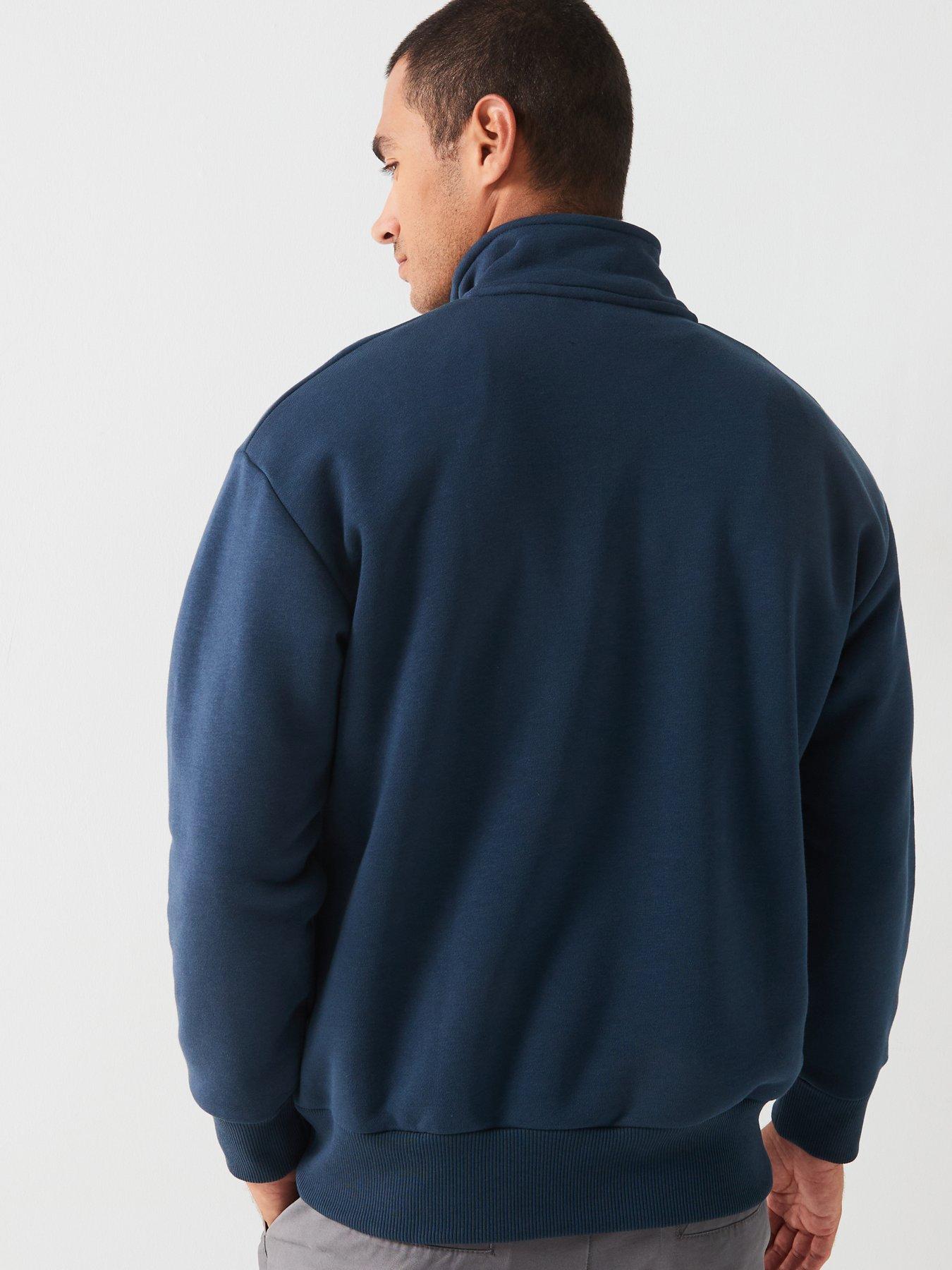 calvin-klein-calvin-klein-nano-logo-14-zip-sweat-dark-bluestillFront