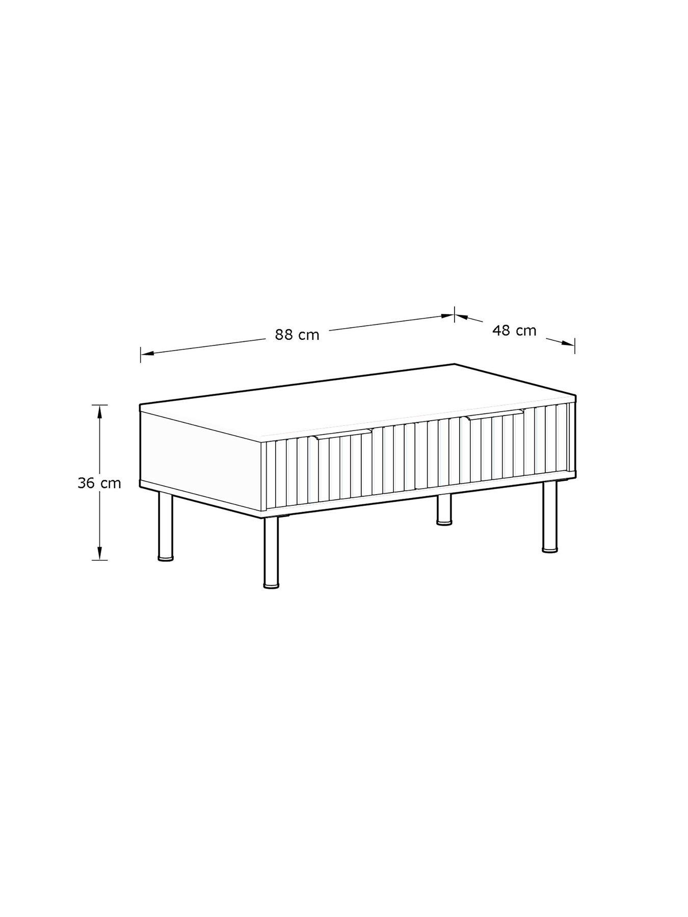 Image 7 of 7 of GFW Nervata Coffee Table&nbsp;- FSC&reg; Certified