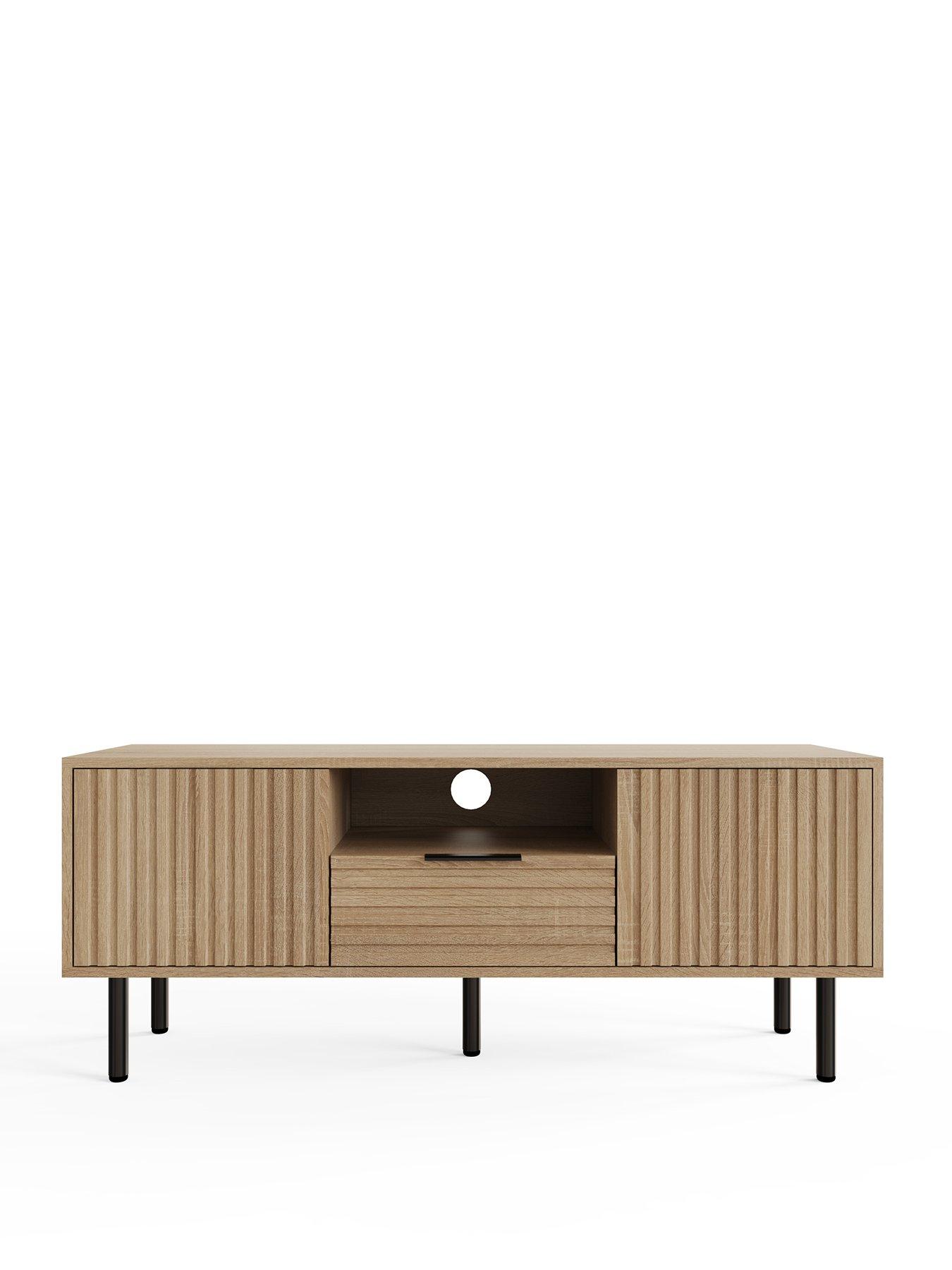Image 2 of 7 of GFW Nervata TV Unit - fits up to 50 inch TV&nbsp;- Oak&nbsp;- FSC&reg; Certified