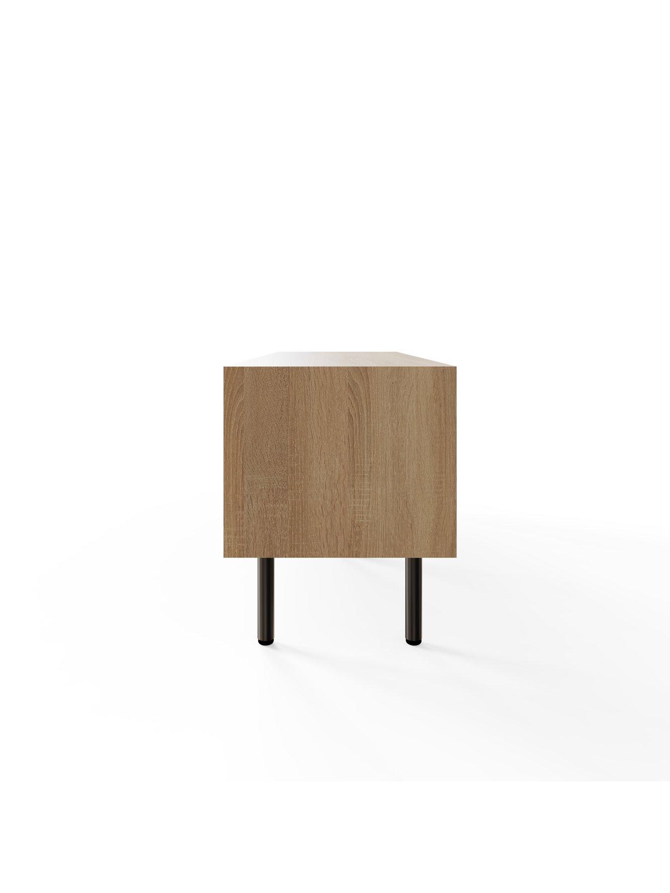 Image 5 of 7 of GFW Nervata TV Unit - fits up to 50 inch TV&nbsp;- Oak&nbsp;- FSC&reg; Certified
