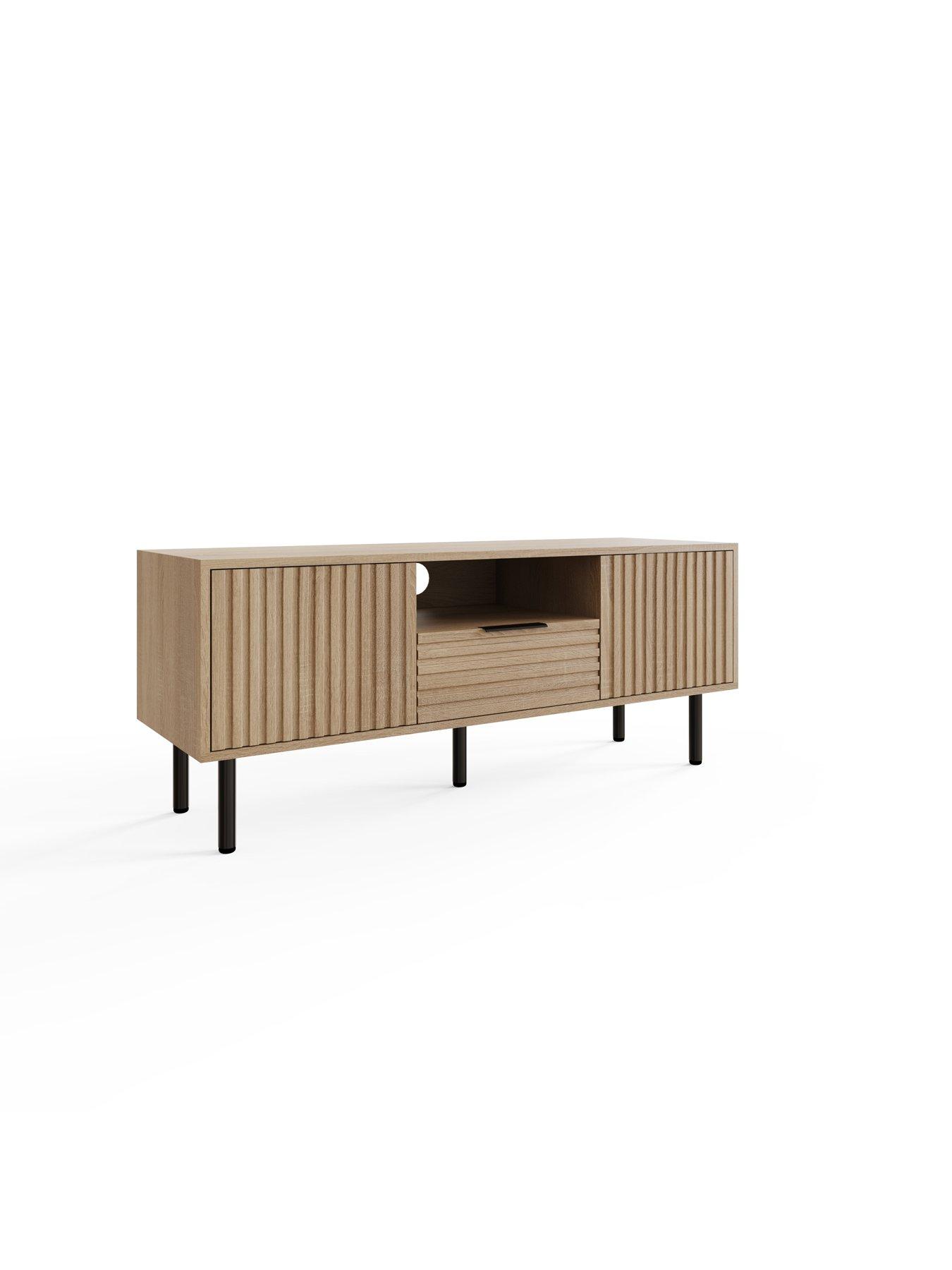 Image 6 of 7 of GFW Nervata TV Unit - fits up to 50 inch TV&nbsp;- Oak&nbsp;- FSC&reg; Certified