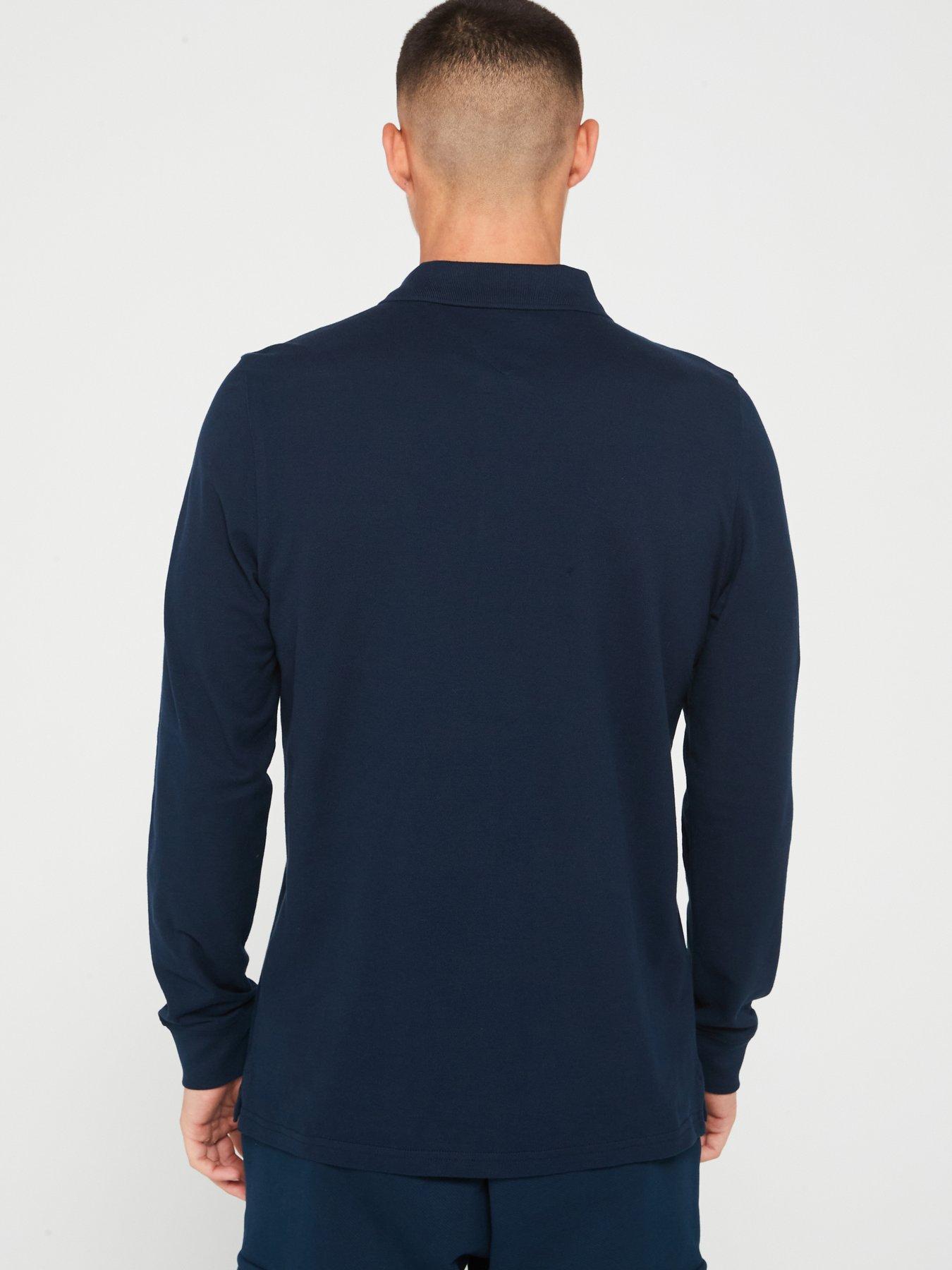 tommy-jeans-tommy-jeans-slim-fit-placket-long-sleeve-polo-shirt-navystillFront