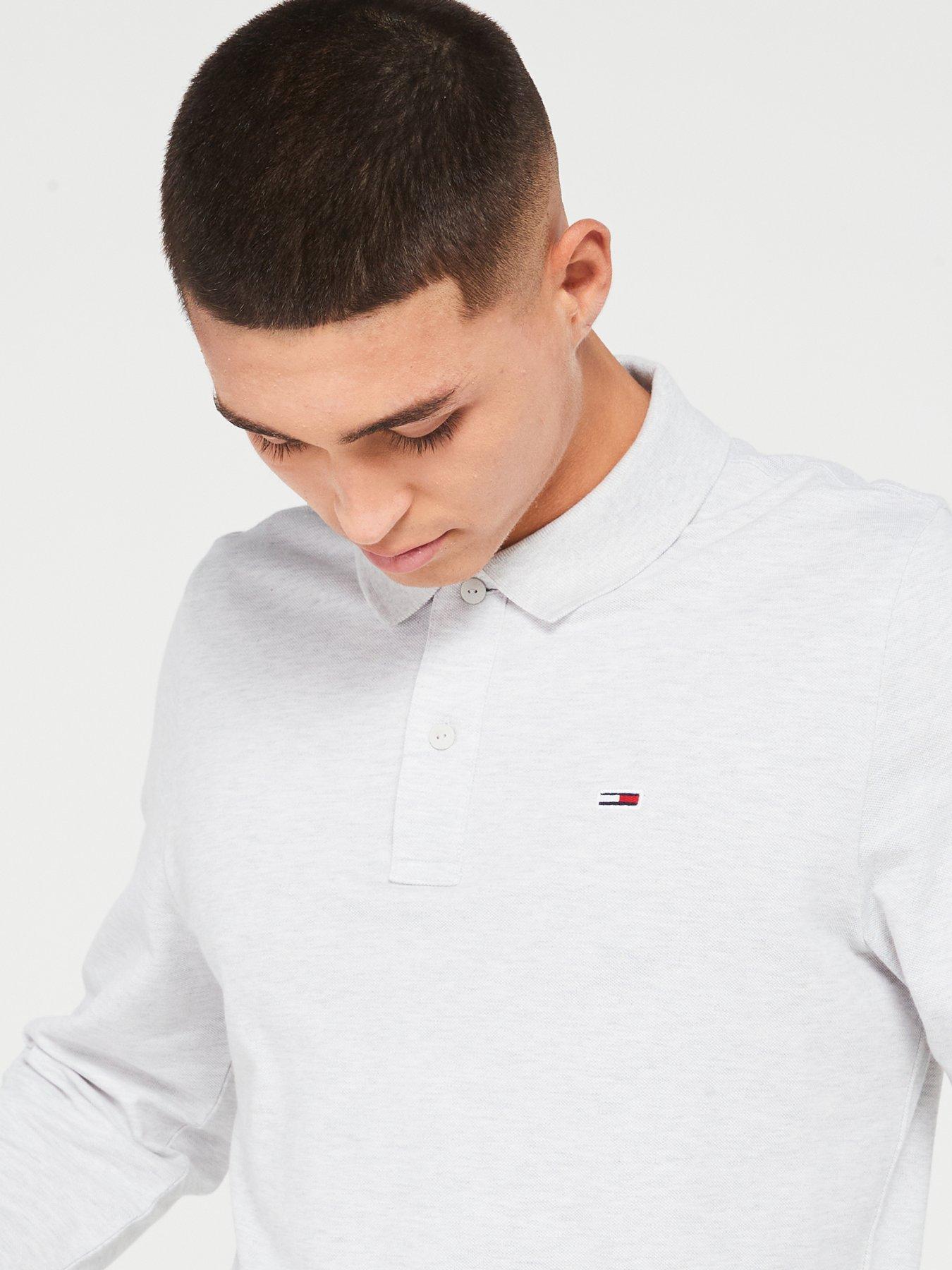 tommy-jeans-tommy-jeans-slim-fit-placket-long-sleeve-polo-shirt-light-greyoutfit