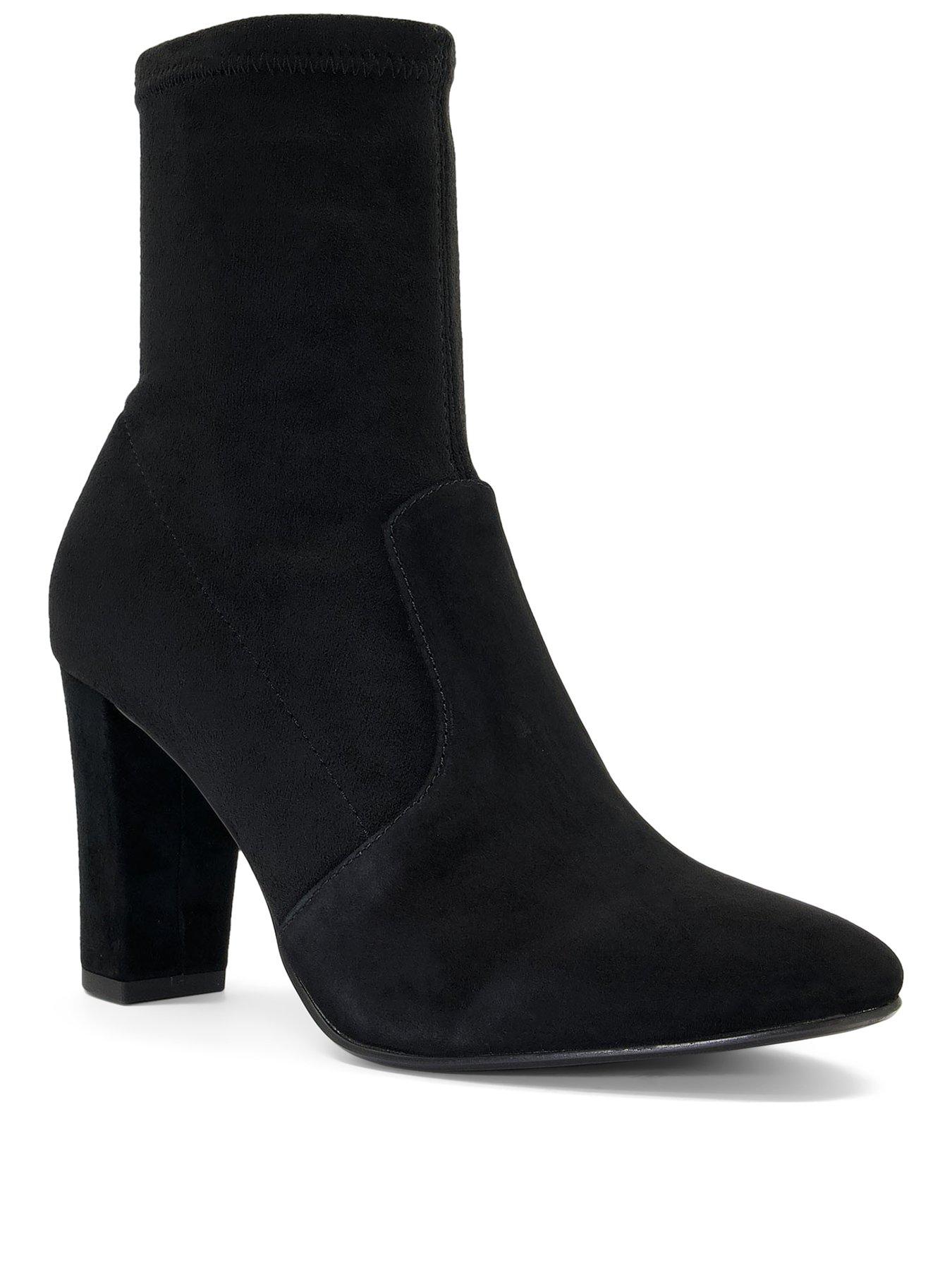 dune-london-optical-stretch-sock-ankle-boots-blackstillFront