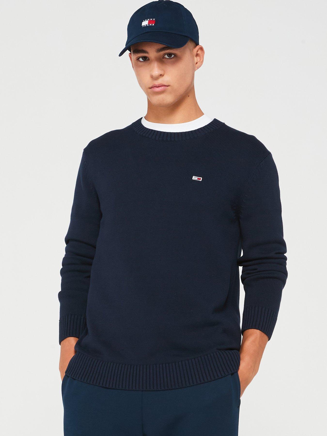 tommy-jeans-slim-fit-flag-crew-knitted-jumper-navy