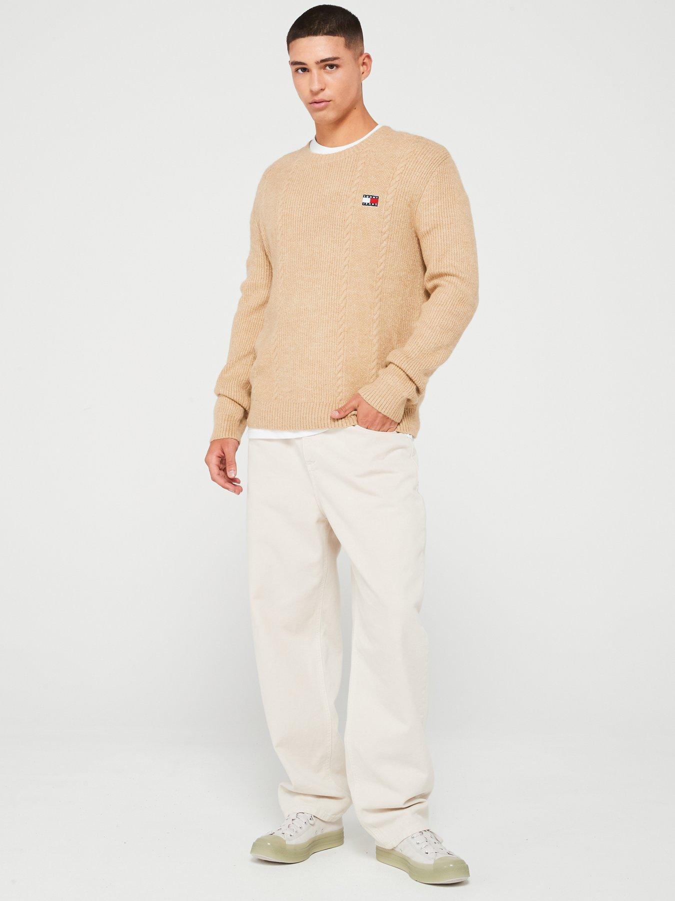 tommy-jeans-tommy-jeans-slim-fit-cable-knitted-jumper-beigeback