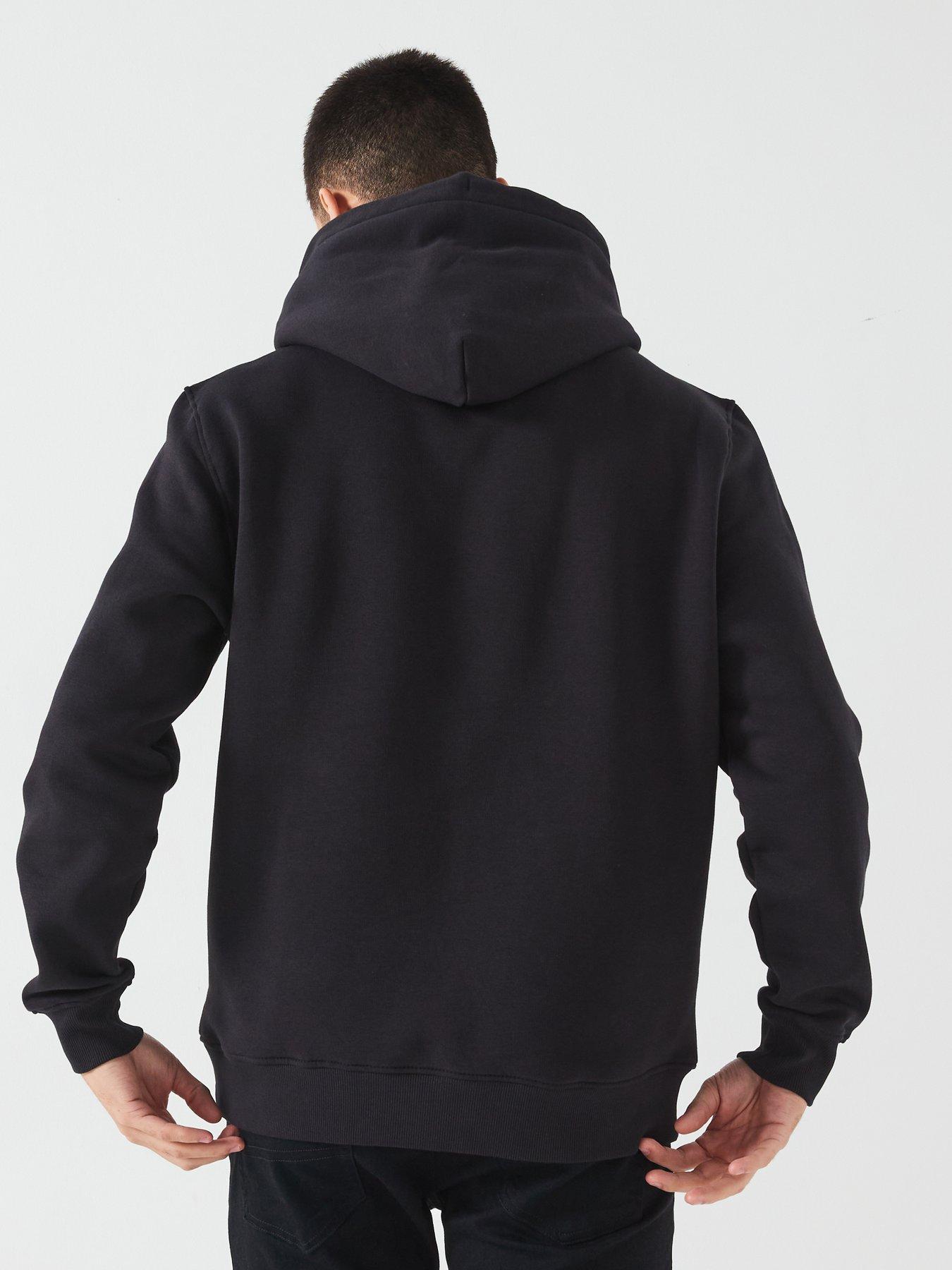 Image 2 of 5 of Tommy Jeans Regular Fit Badge Left Hoodie - Black
