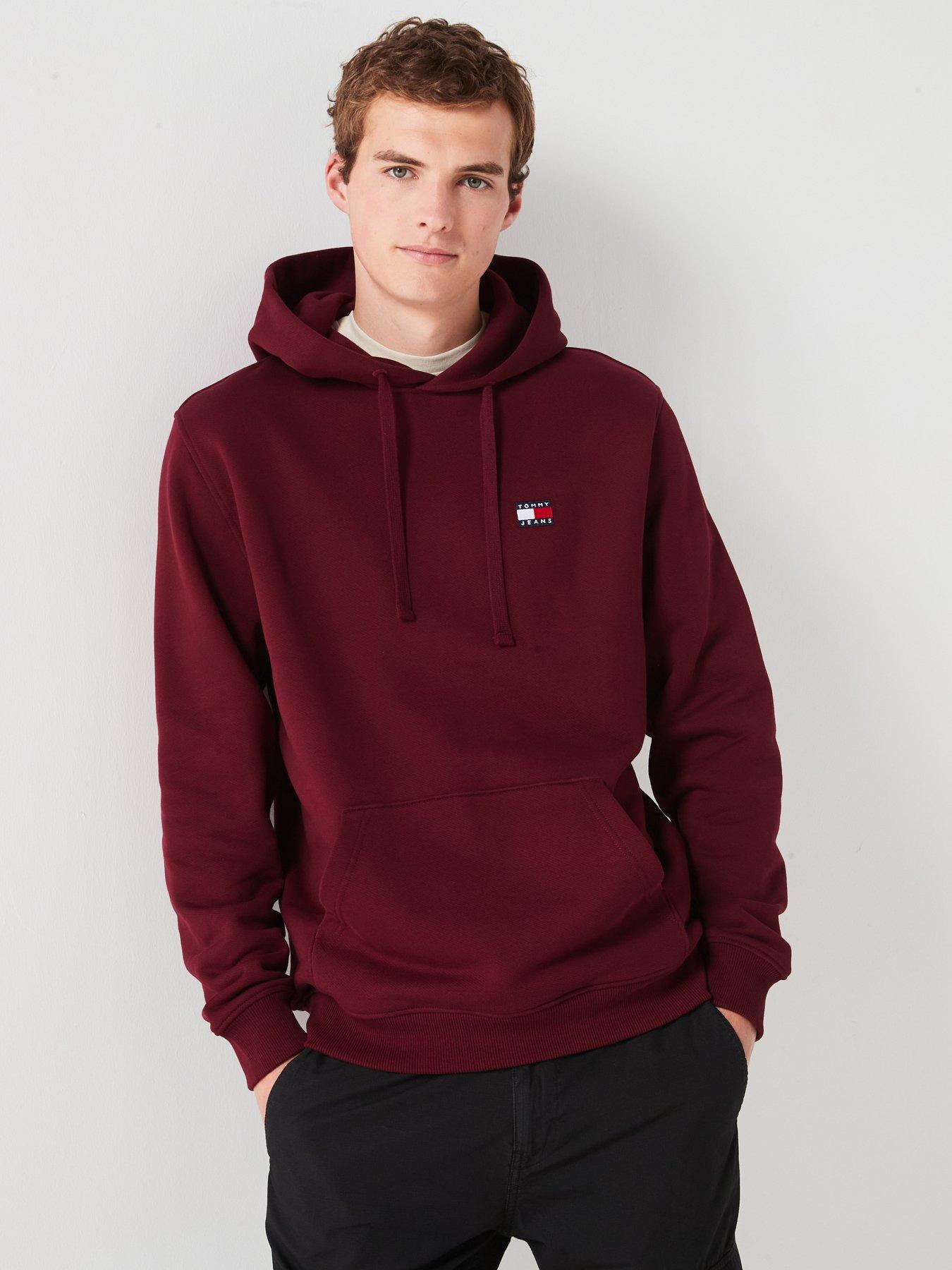 tommy-jeans-tommy-jeans-regular-fit-left-chest-badge-hoodie-dark-red