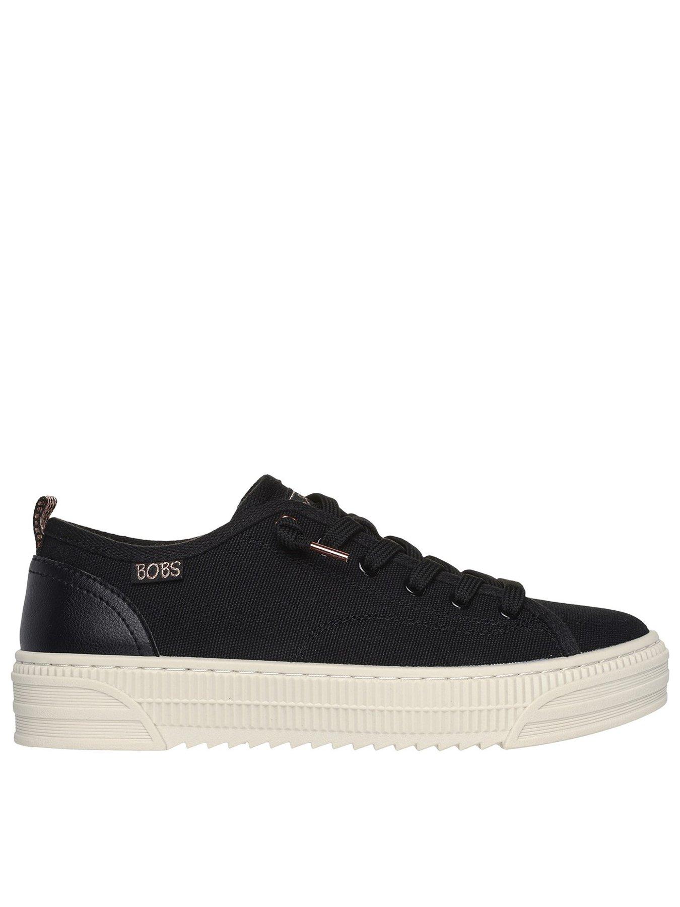 skechers-bobs-copa-plimsolls-black