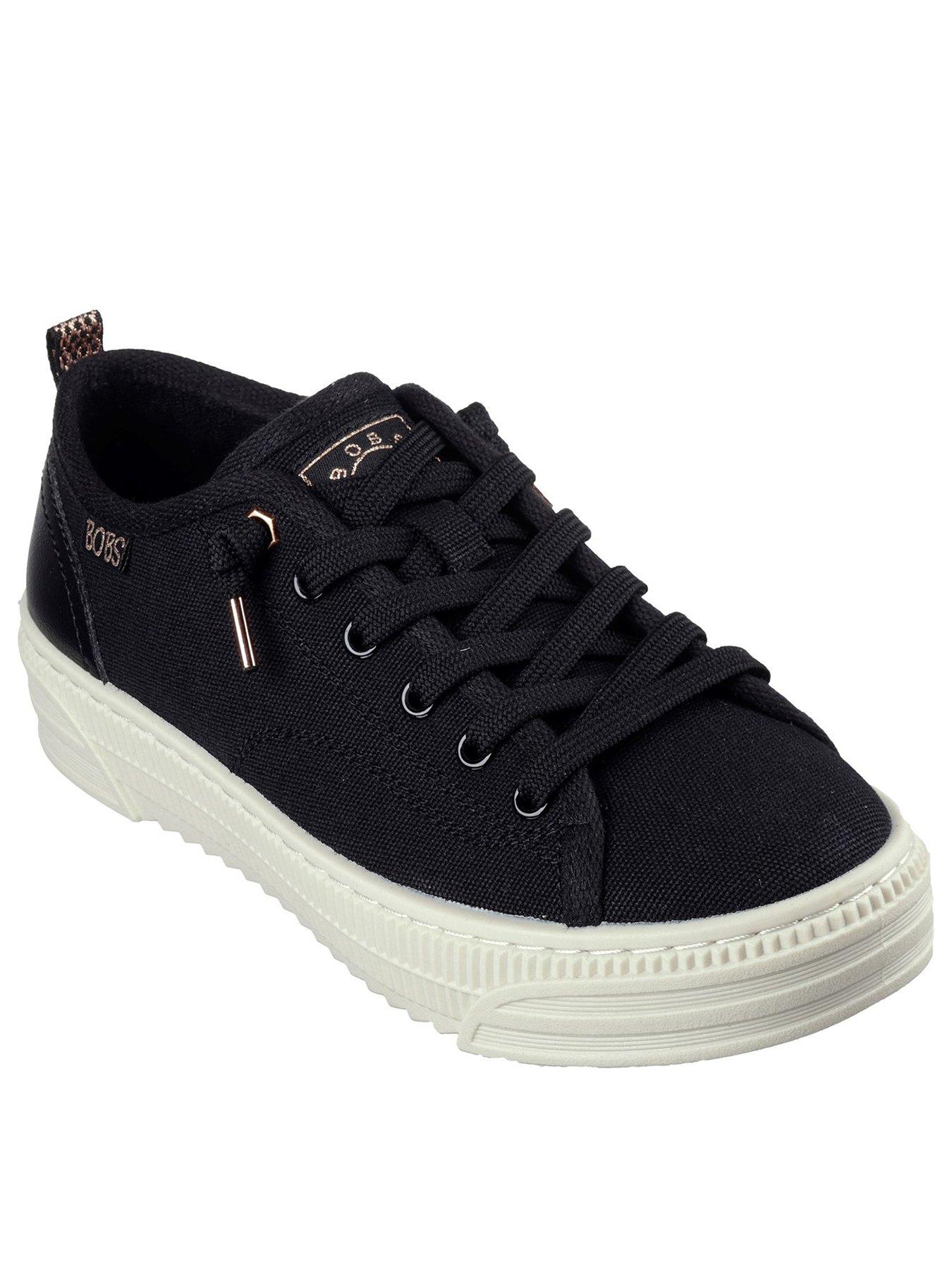 skechers-bobs-copa-plimsolls-blackstillFront