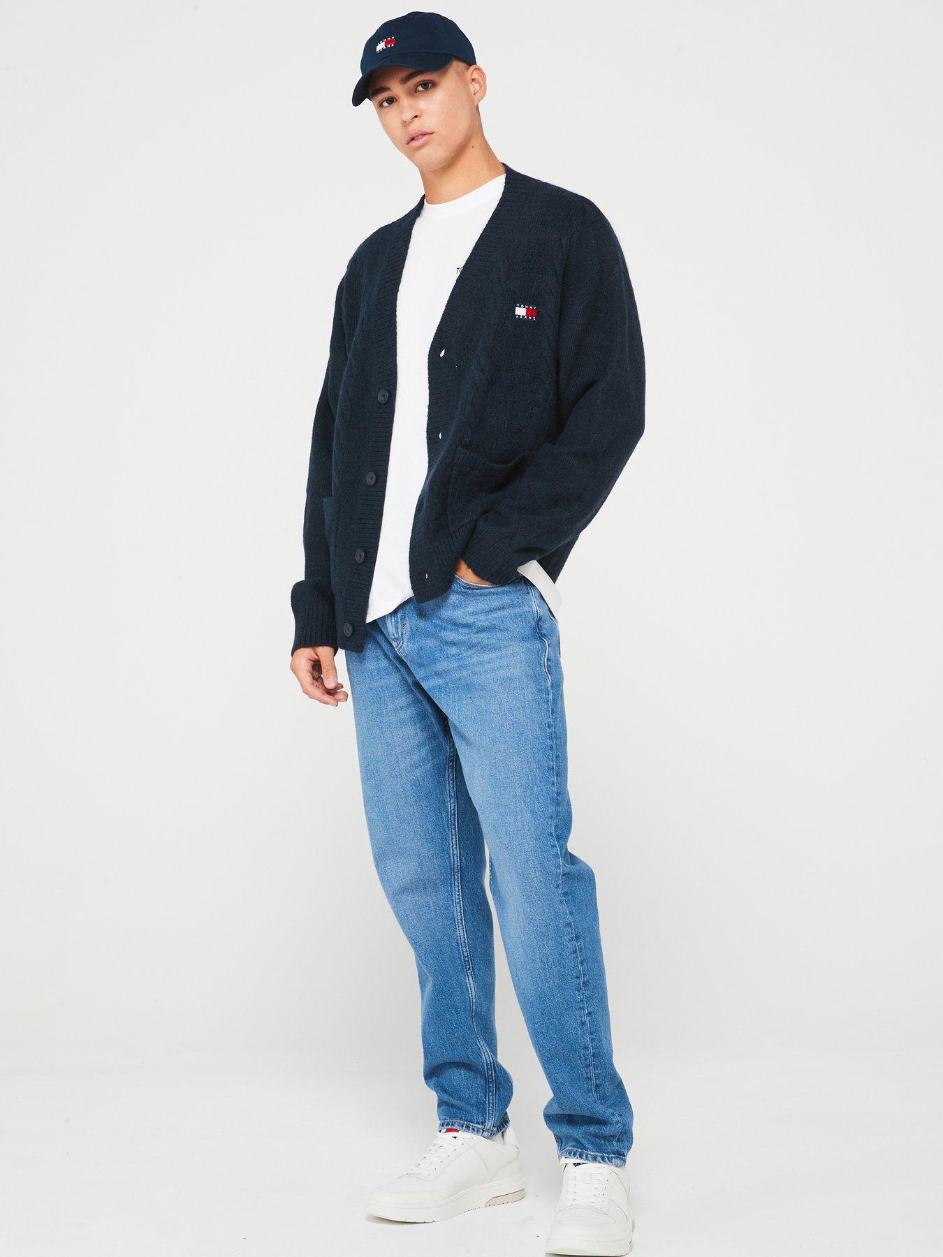 tommy-jeans-tommy-jeans-boxy-xs-flag-log-cable-knitted-cardigan-navyback