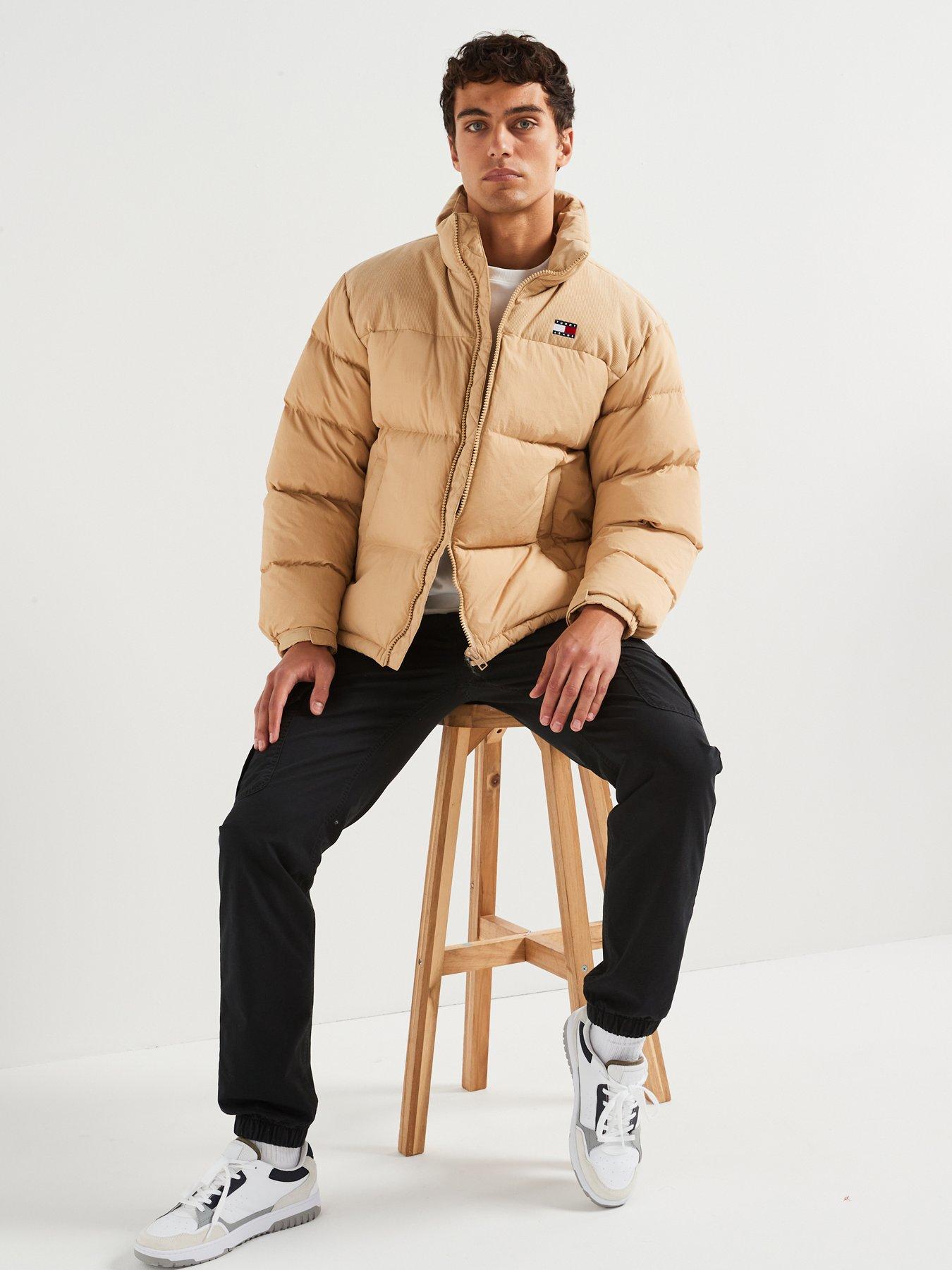 tommy-jeans-tommy-jeans-cord-mix-alaska-puffer-jacket-beige