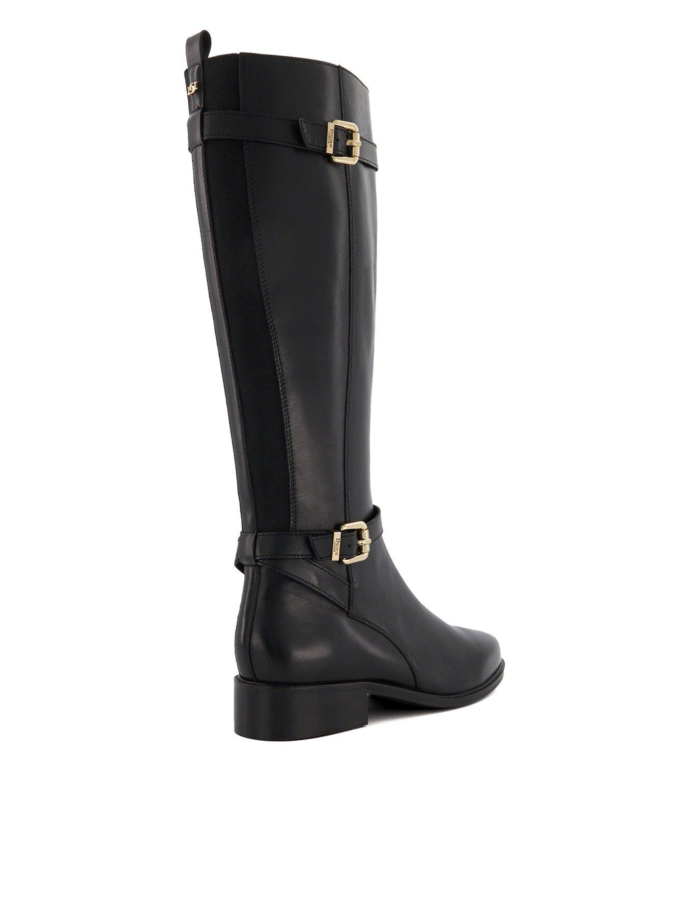 dune-london-tepi-leather-buckle-detail-casual-knee-high-boots-blackback