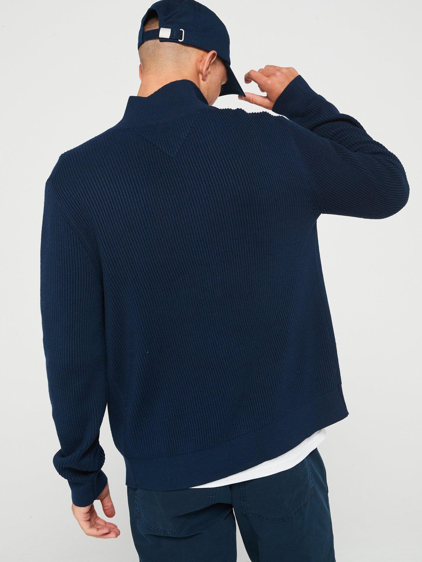 tommy-jeans-tommy-jeans-slim-fit-xs-flag-logo-zip-thru-knitted-jumper-navystillFront