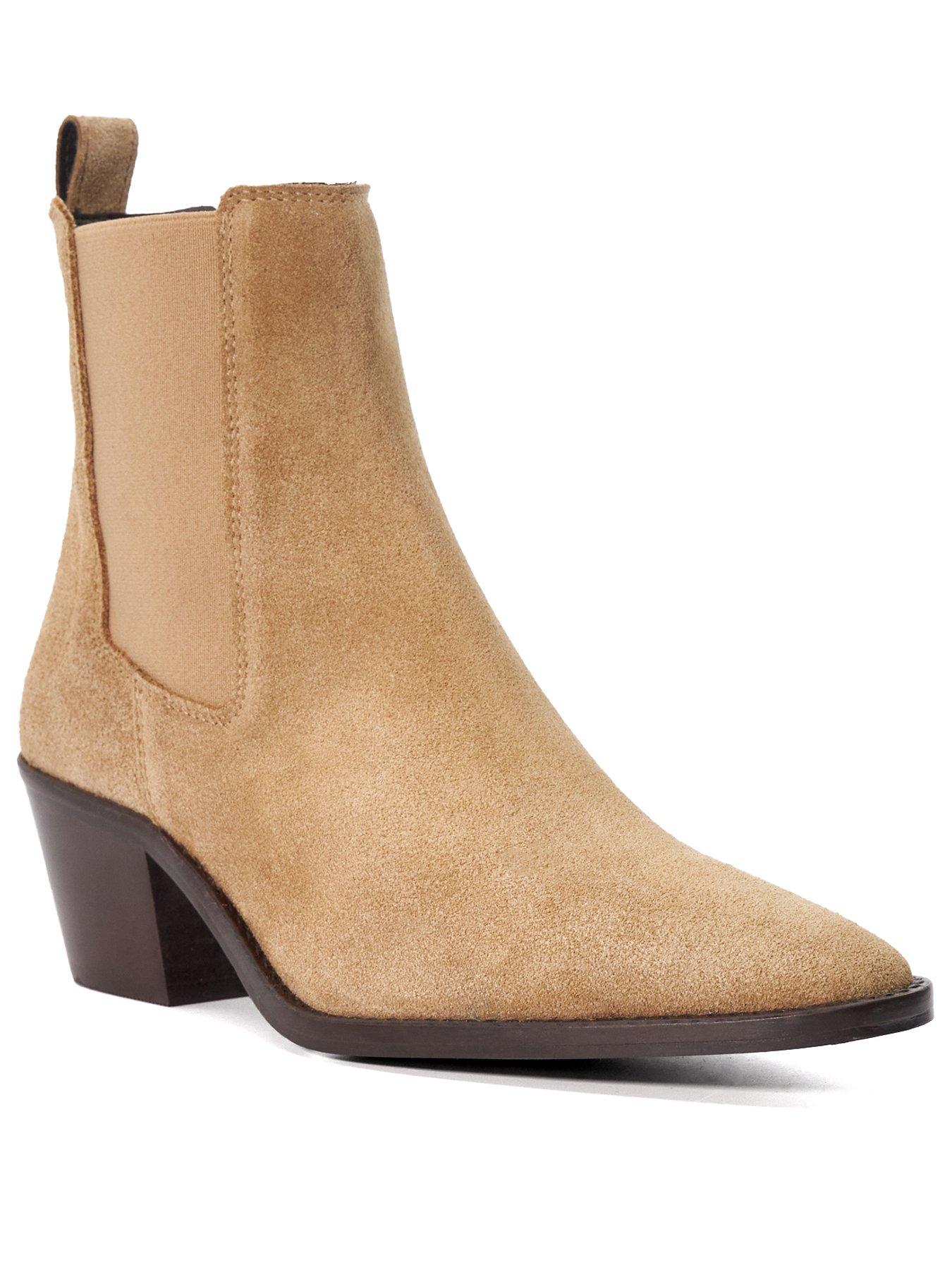 dune-london-pexas-western-ankle-boots-sand-suedestillFront