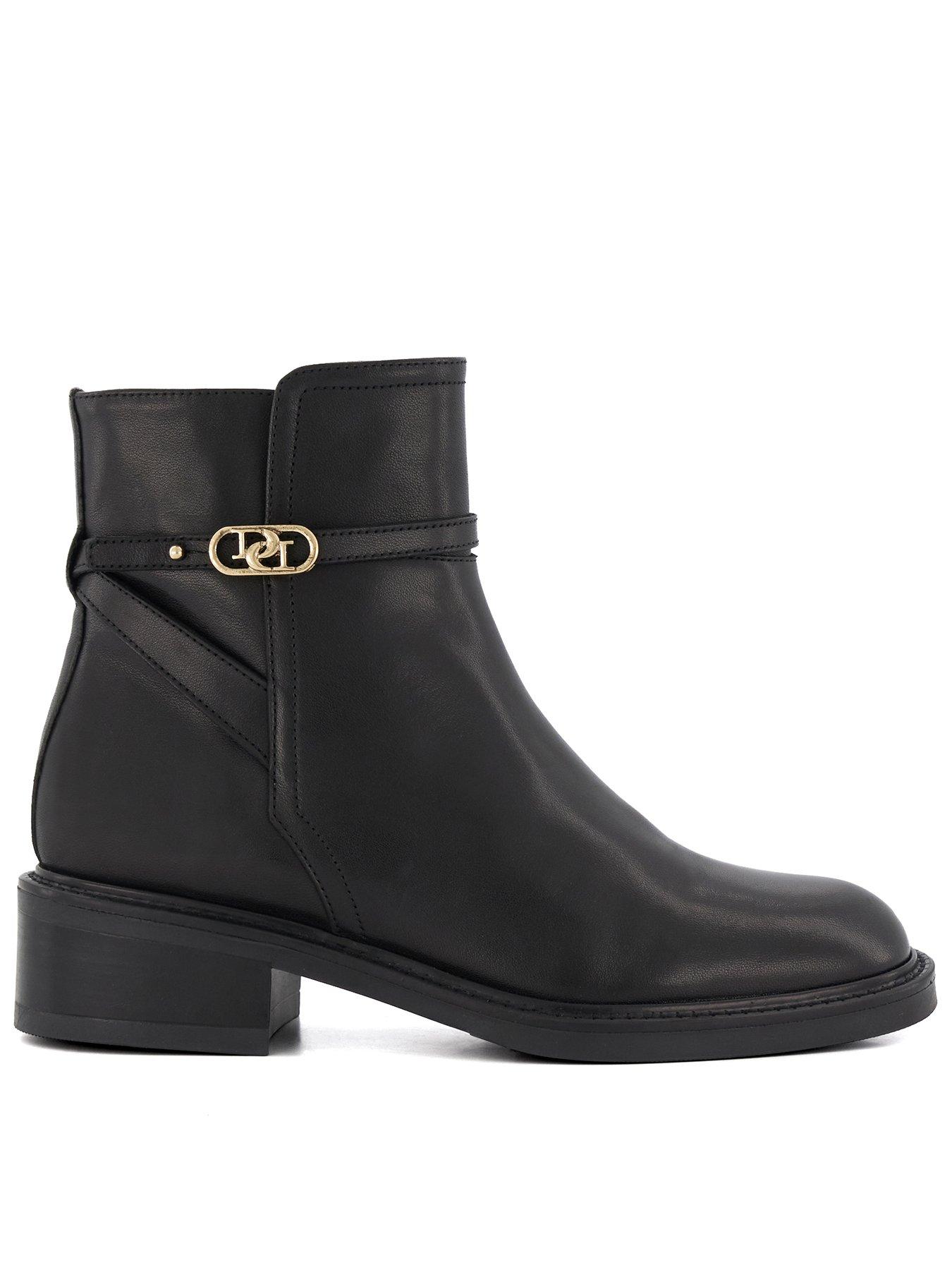 dune-london-praising-branded-buckle-casual-ankle-boots-black