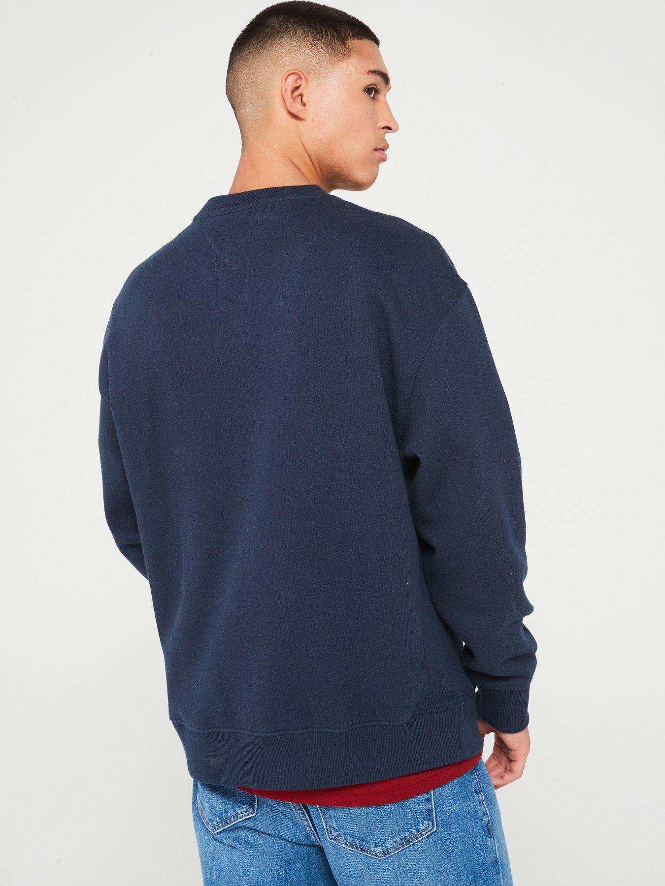 tommy-jeans-tommy-jeans-relaxed-fit-melange-flag-crew-sweat-navystillFront