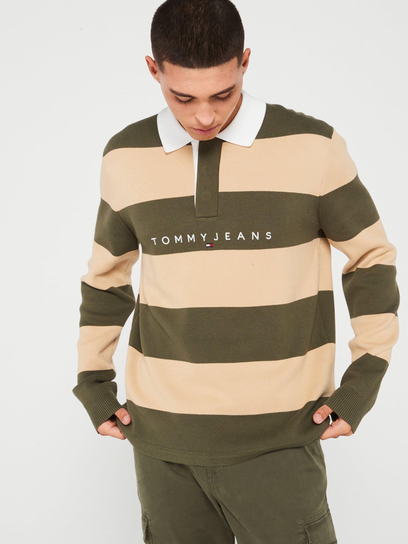 tommy-jeans-tommy-jeans-regular-fit-striped-linear-rugby-knitted-polo-dark-khaki