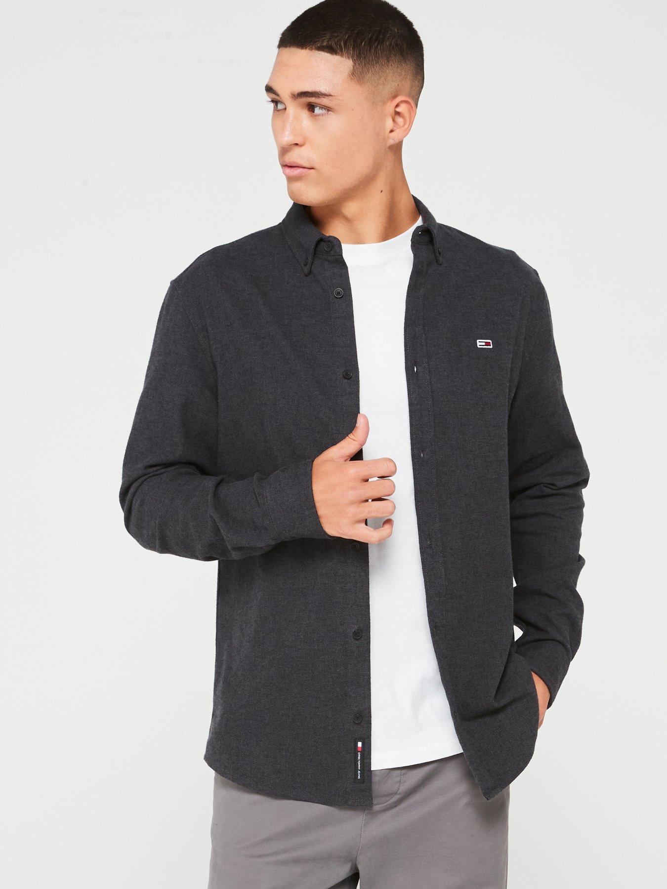 tommy-jeans-tommy-jeans-regular-fit-grindle-flannel-shirt-blackfront